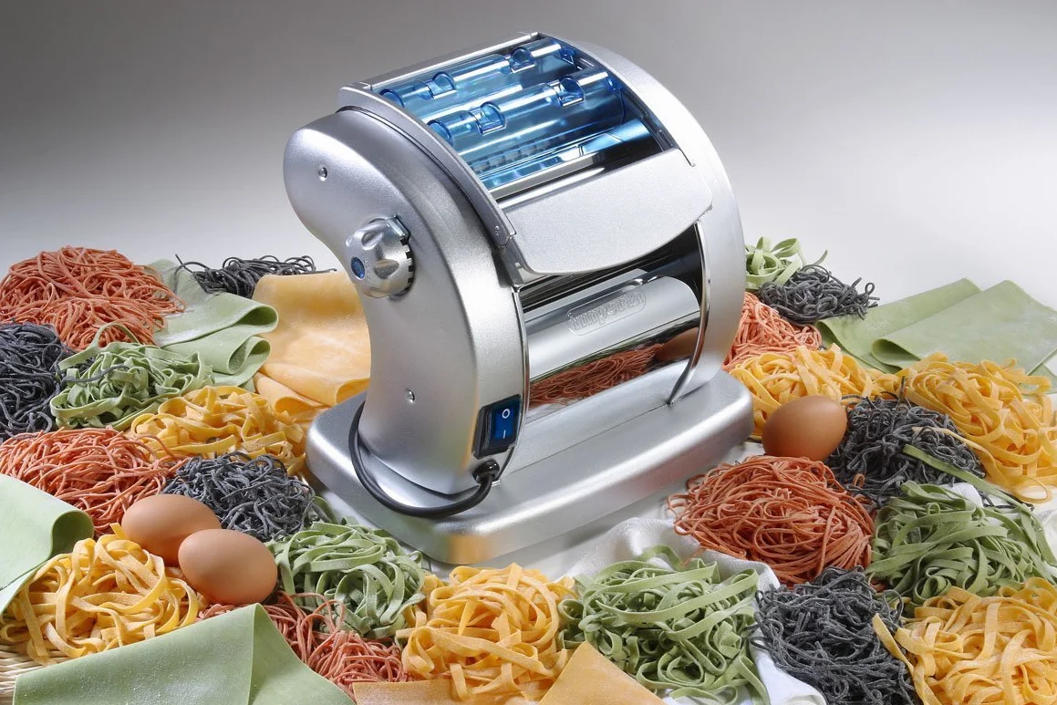 Imperia Pastapresto macchina per la pasta elettrica 100% Made in Italy acciaio motore elettrico sfogliatrice lasagne tagliolini fettuccine