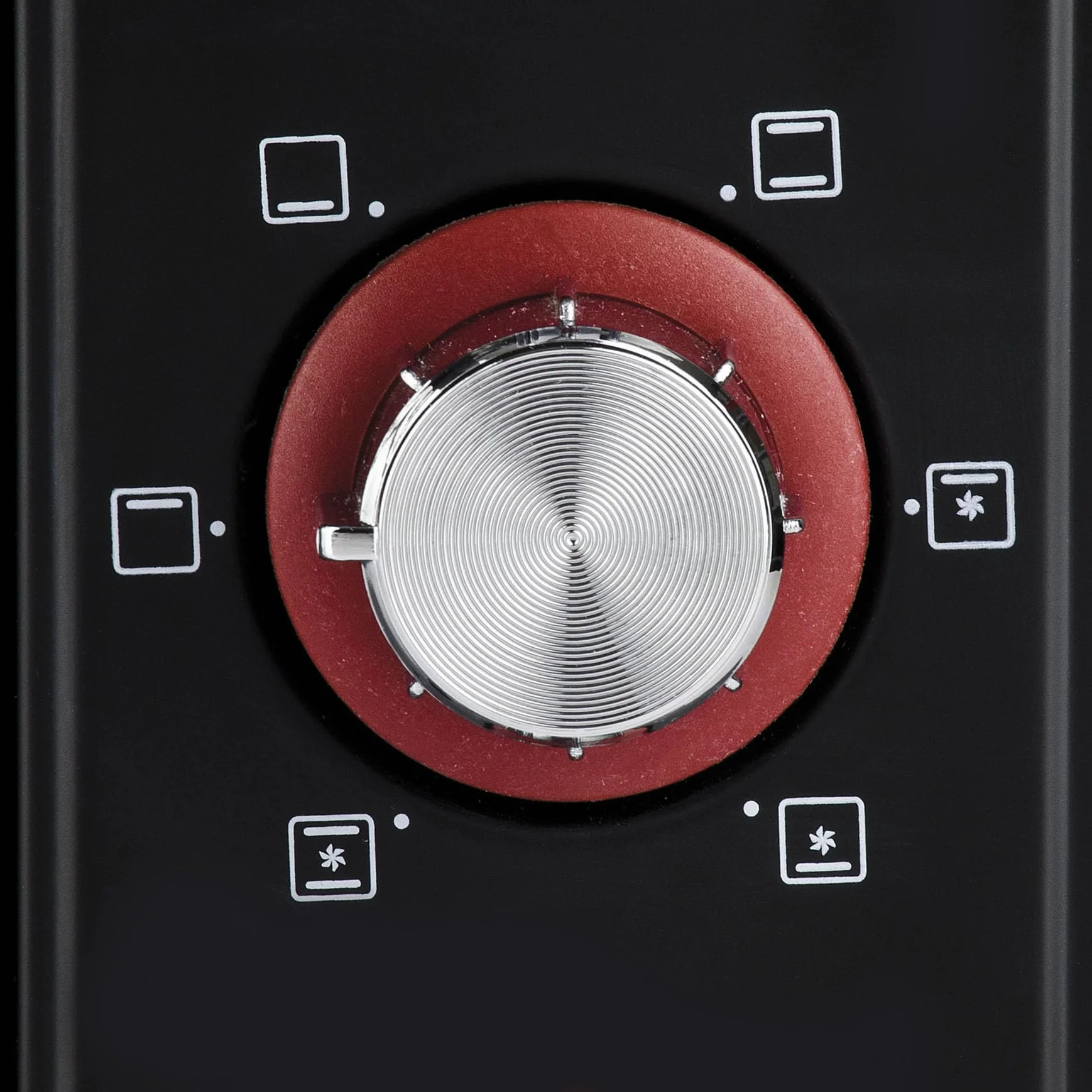 Girmi FE30 Forno Elettrico 1600 W Ventilazione Luce interna Timer Termostato regolabile 230° 4 resistenze Griglia Inox Nero Rosso