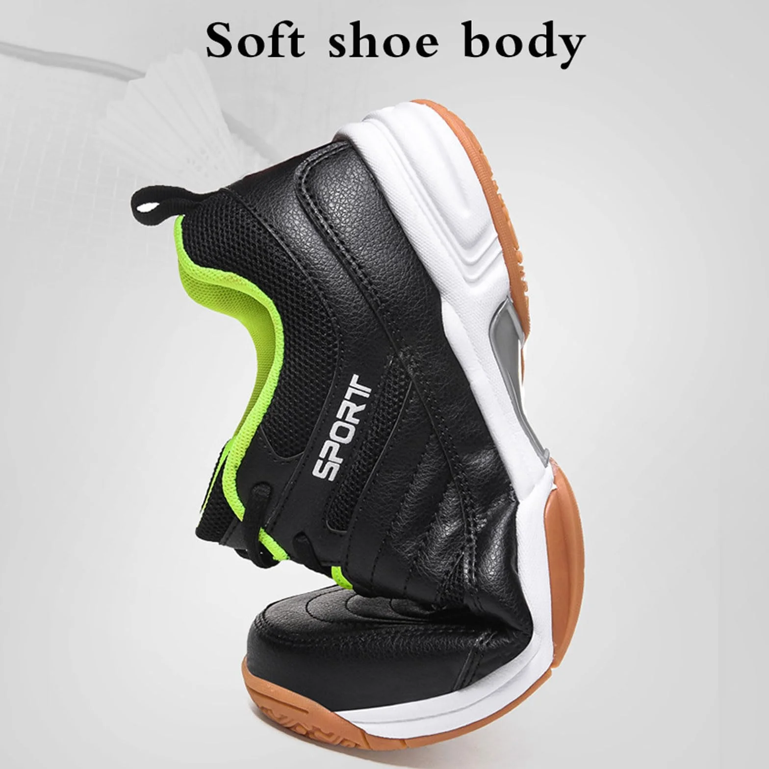 Scarpe Indoor Badminton Tennis Squash Unisex Leggere Antiscivolo