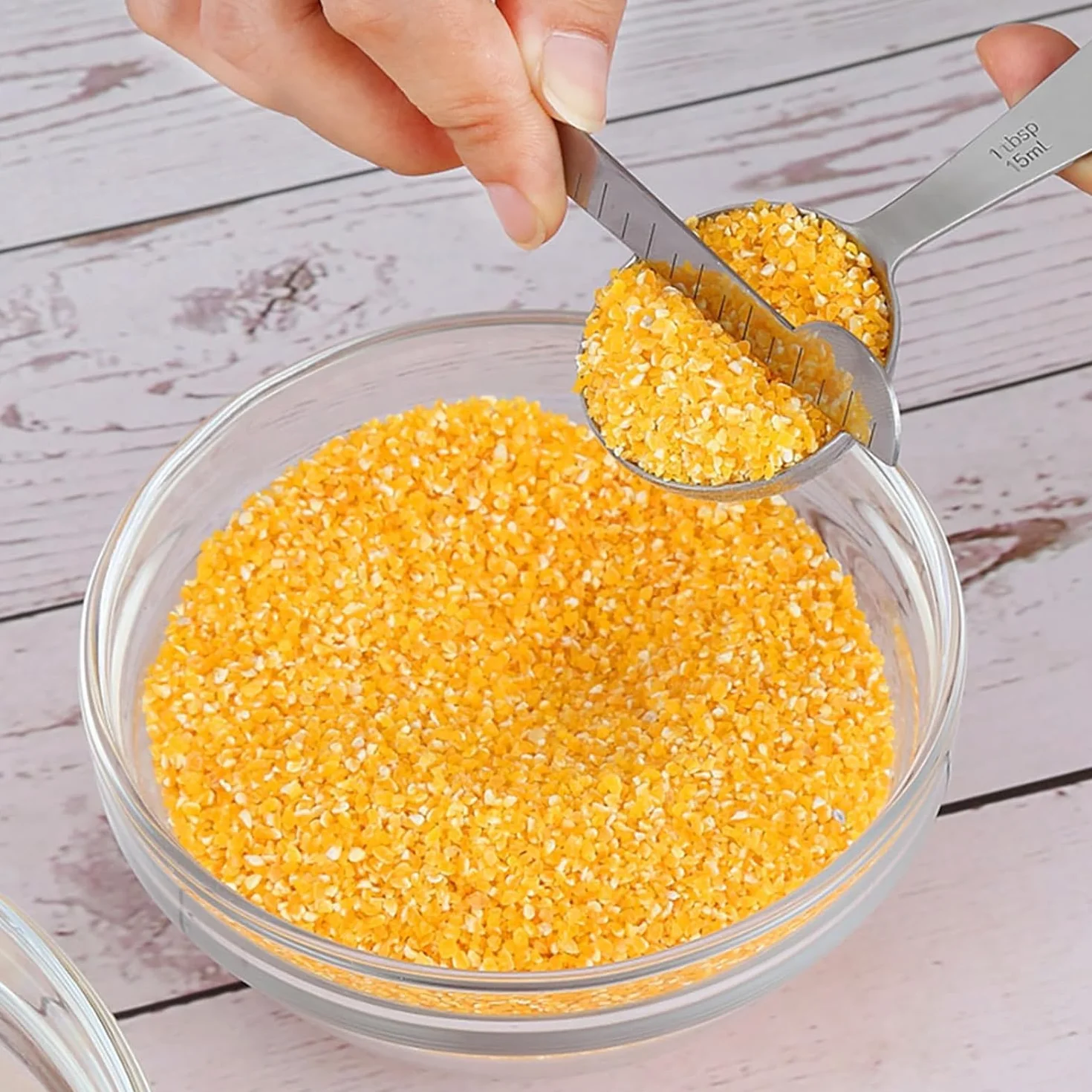11pz Cucchiai Dosatori Misurini Cucina in Acciaio Inox 304 HAUSPROFI - Cucchiai Graduati Measuring Spoons Cucchiaio Dosatore per Dolci Ingredienti Cottura