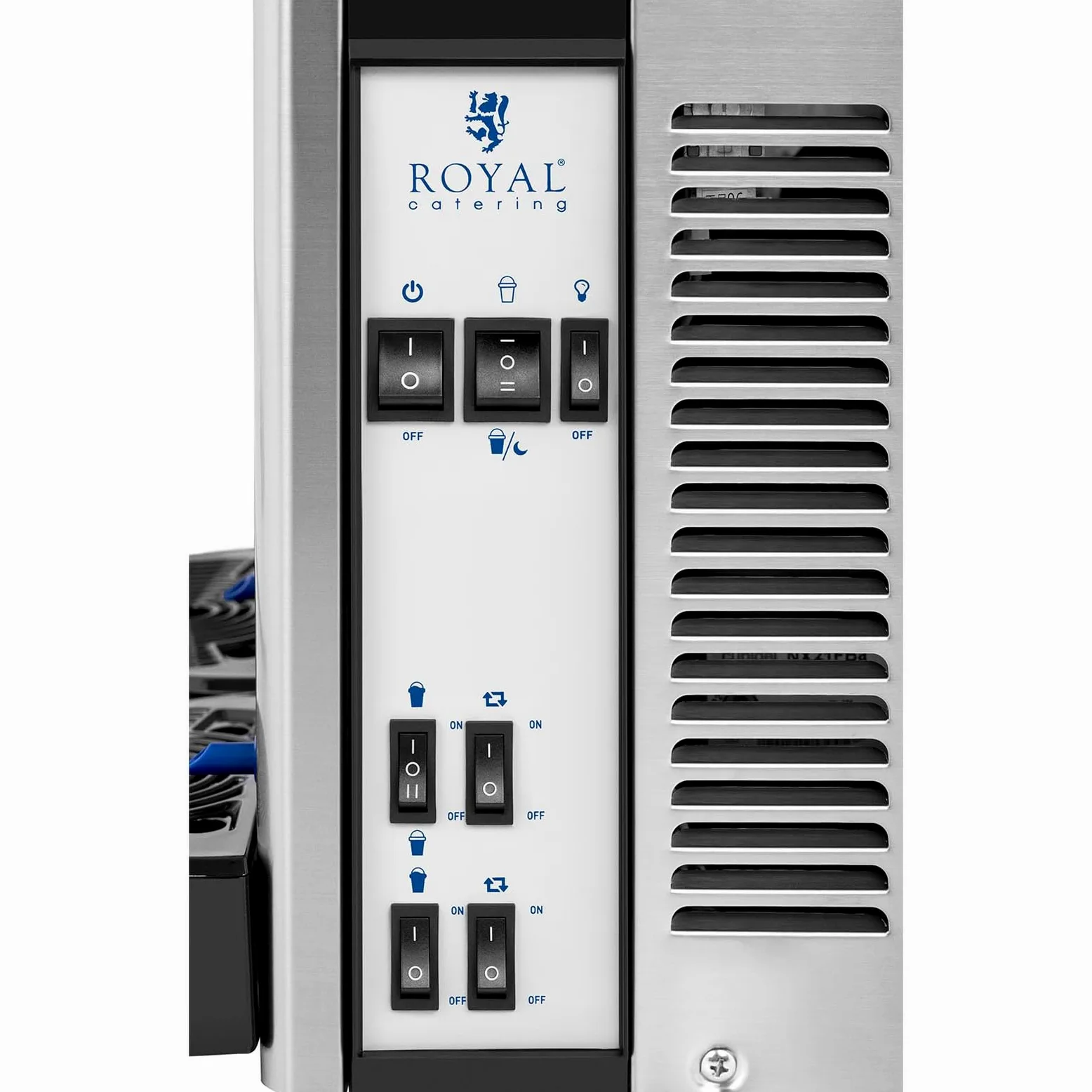 Royal Catering Macchina Per Granite Macchina Per Sorbetto RCSL 2/10 (2 x 12 l, LED, 600 W, Senza BPA)
