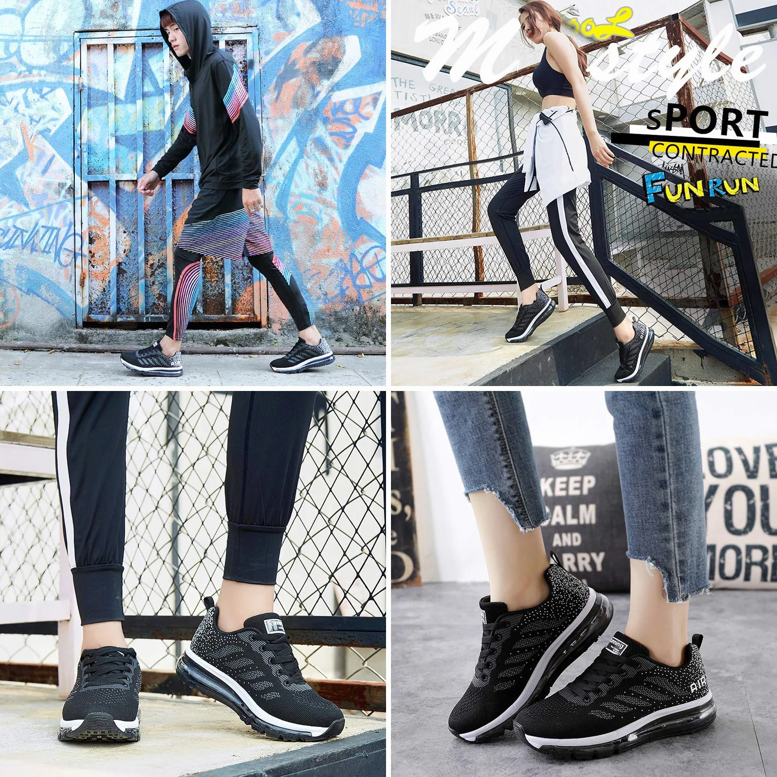 Scarpe da Ginnastica Corsa Running Uomo Donna Air 34-46 EU