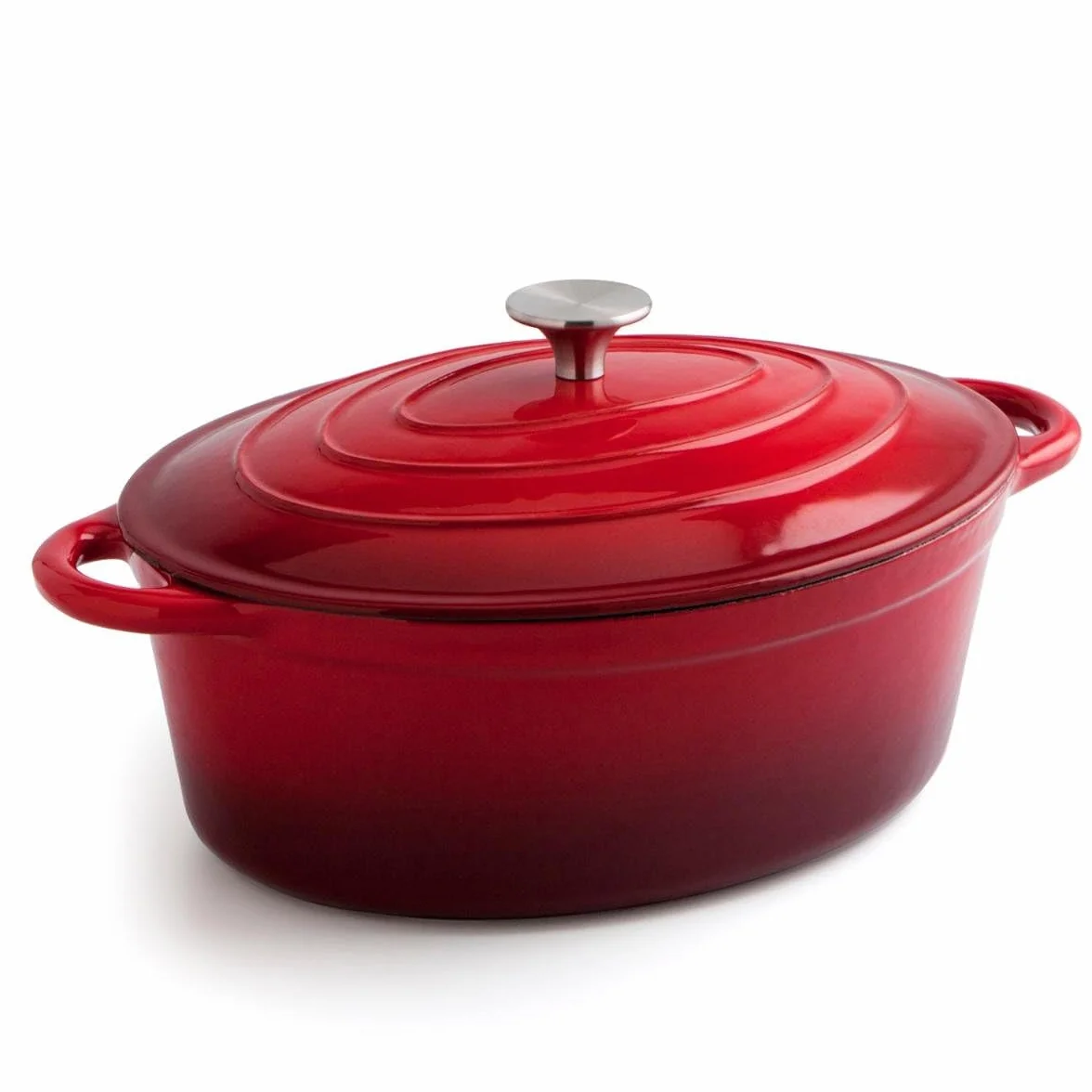 Bidasoa FERRO - Cocotte in ghisa rossa 30 cm - 4,3 L (7664010)