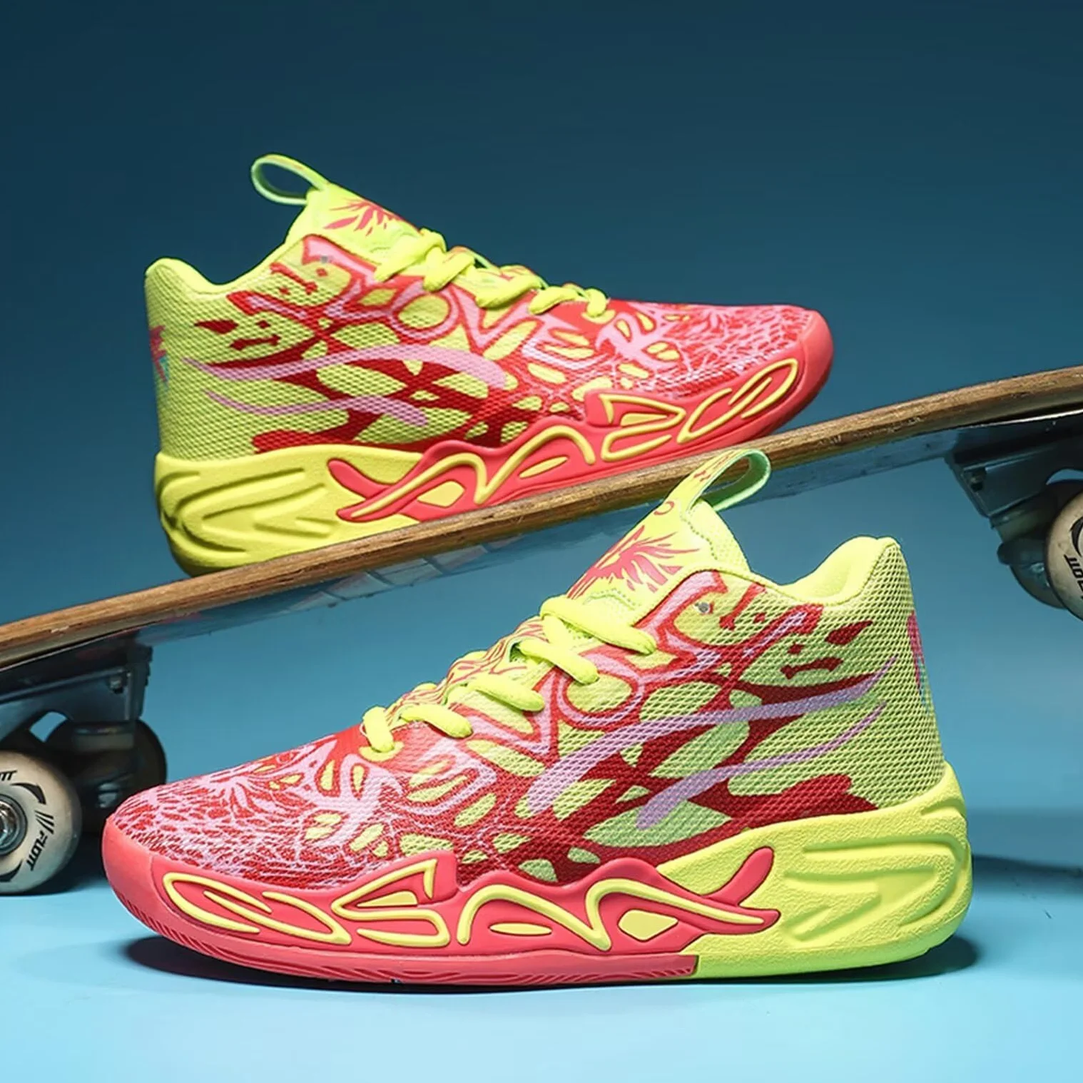 Scarpe da Basket Uomo Alte Sportive da Donna Moda Antiscivolo Sneakers Scarpe Outdoor Multisport Casual Shoes