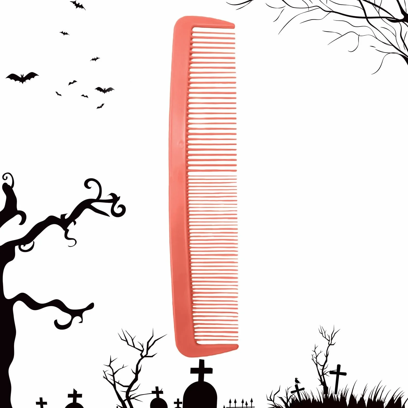 Pettine gigante per capelli a denti larghi, spazzola divertente per scherzi e costumi