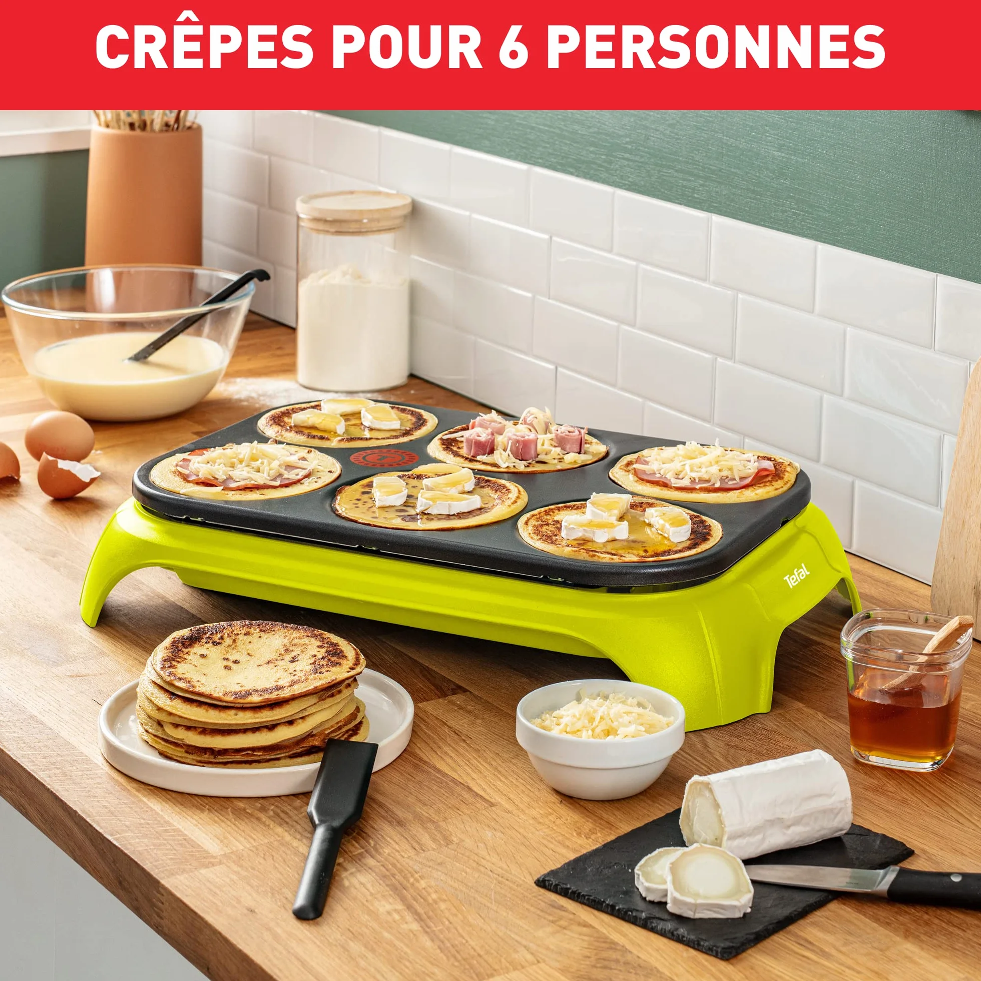 TEFAL Crepiere electrique CrepParty Colormania PY559312