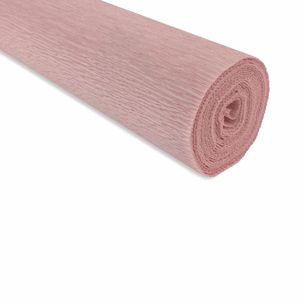 Rotolo di carta crespa con rose antiche 50 cm x 2,5 m