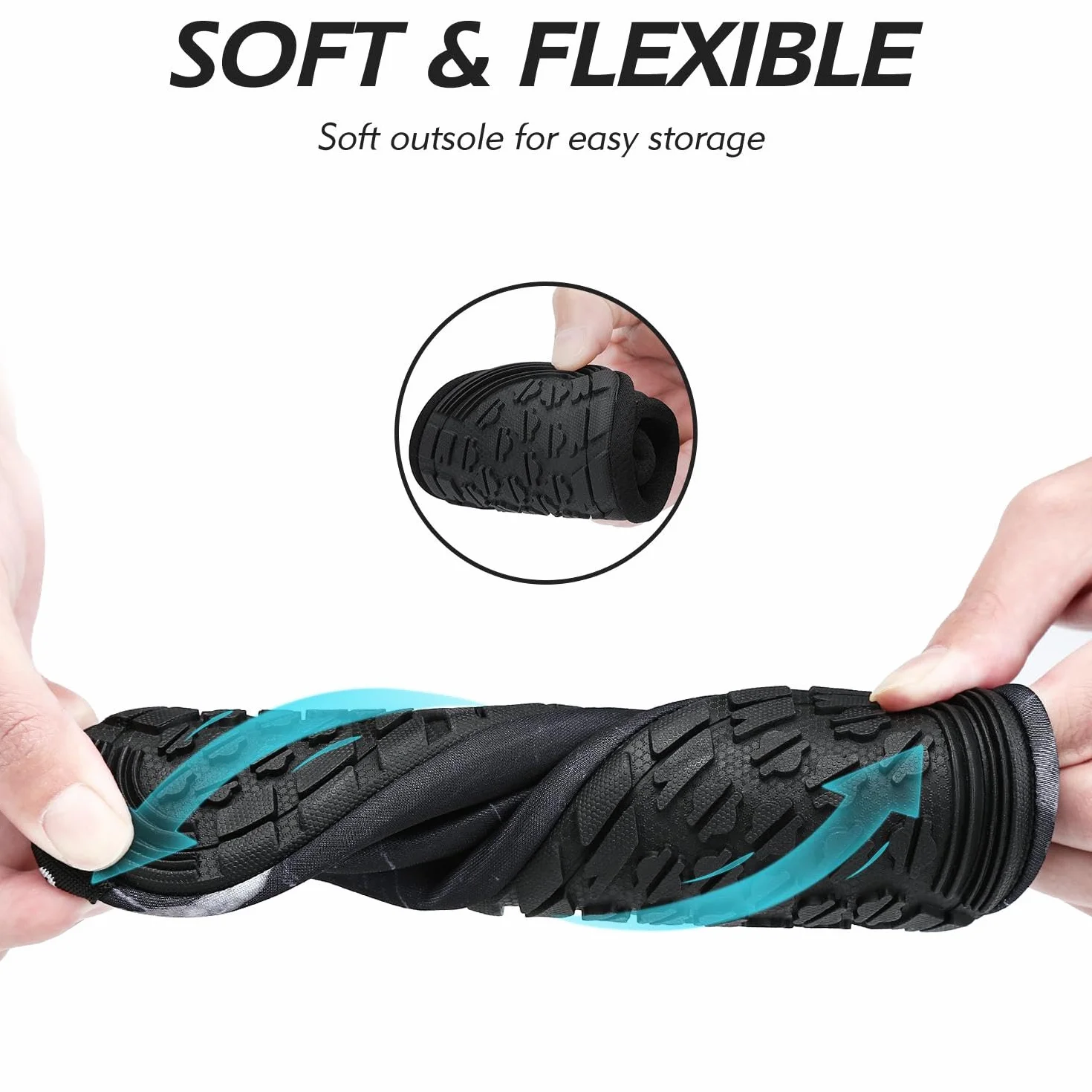 SAGUARO Scarpe da Immersione Uomo Donna Scarpe da Acqua Sport Traspirante Antiscivolo Leggere