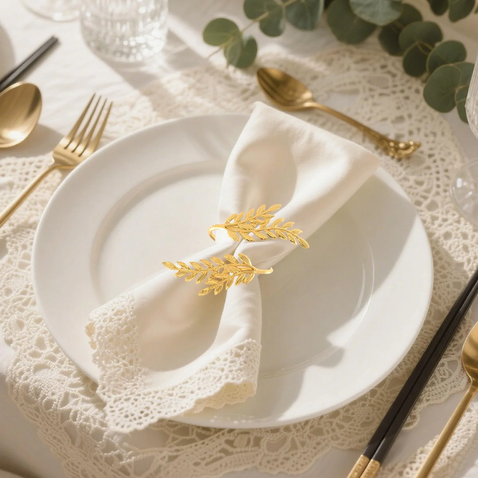 12 Pezzi Anelli Portatovagliolo,Fibbia per Tovaglioli di Grano,Portatovaglioli Oro, Tovaglioli Fibbia,Adatto per Matrimoni,Feste,Compleanni,Anniversari,Cene e Decorazioni da Tavola