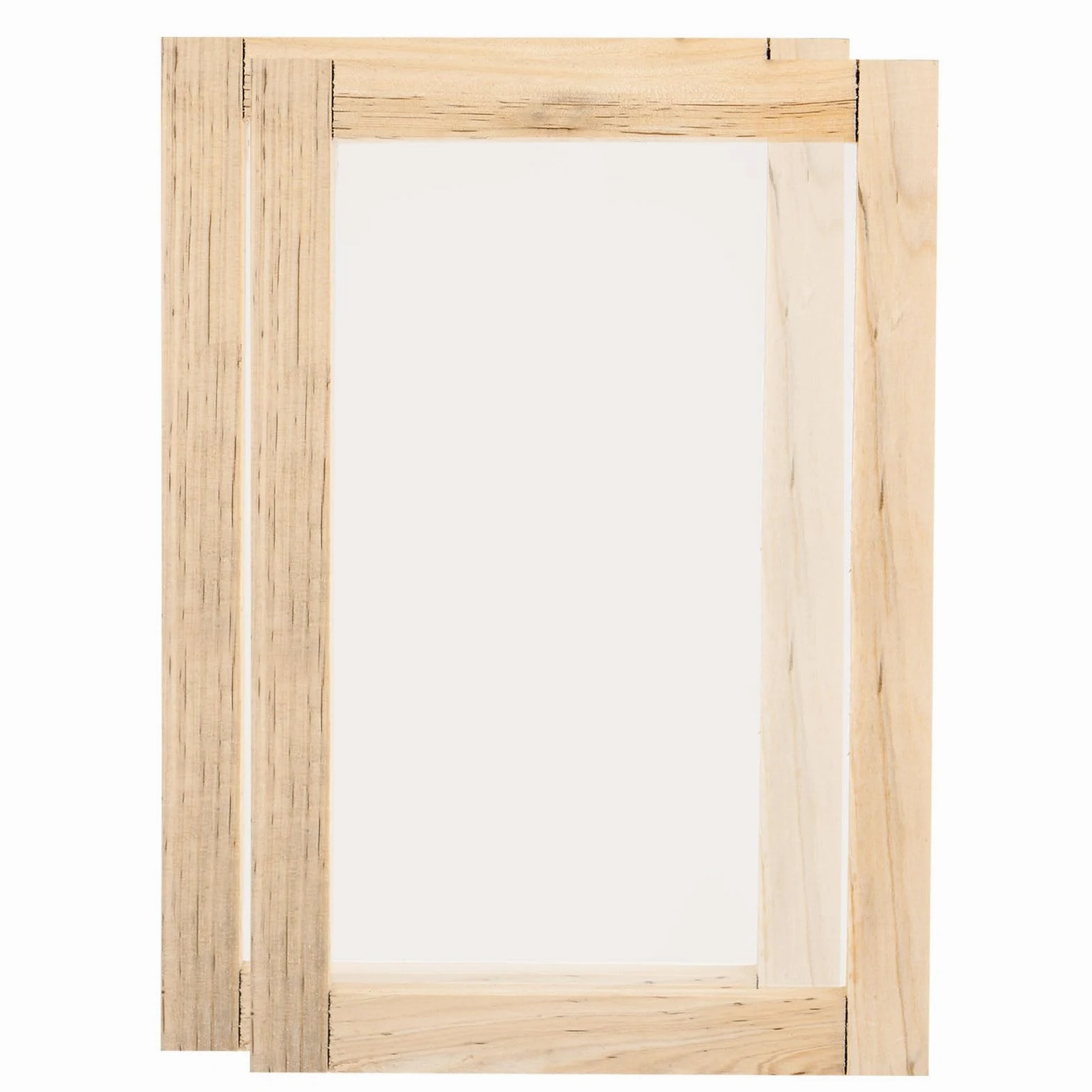 QUARKZMAN 2pz Seta Schermo Telaio Stampa Piccolo 10x14 Pollici Legno Riutilizzabile Lavabile Schermo Stampa Strumento Kit Iniziale con 120 Maglia per Principianti T-Shirts