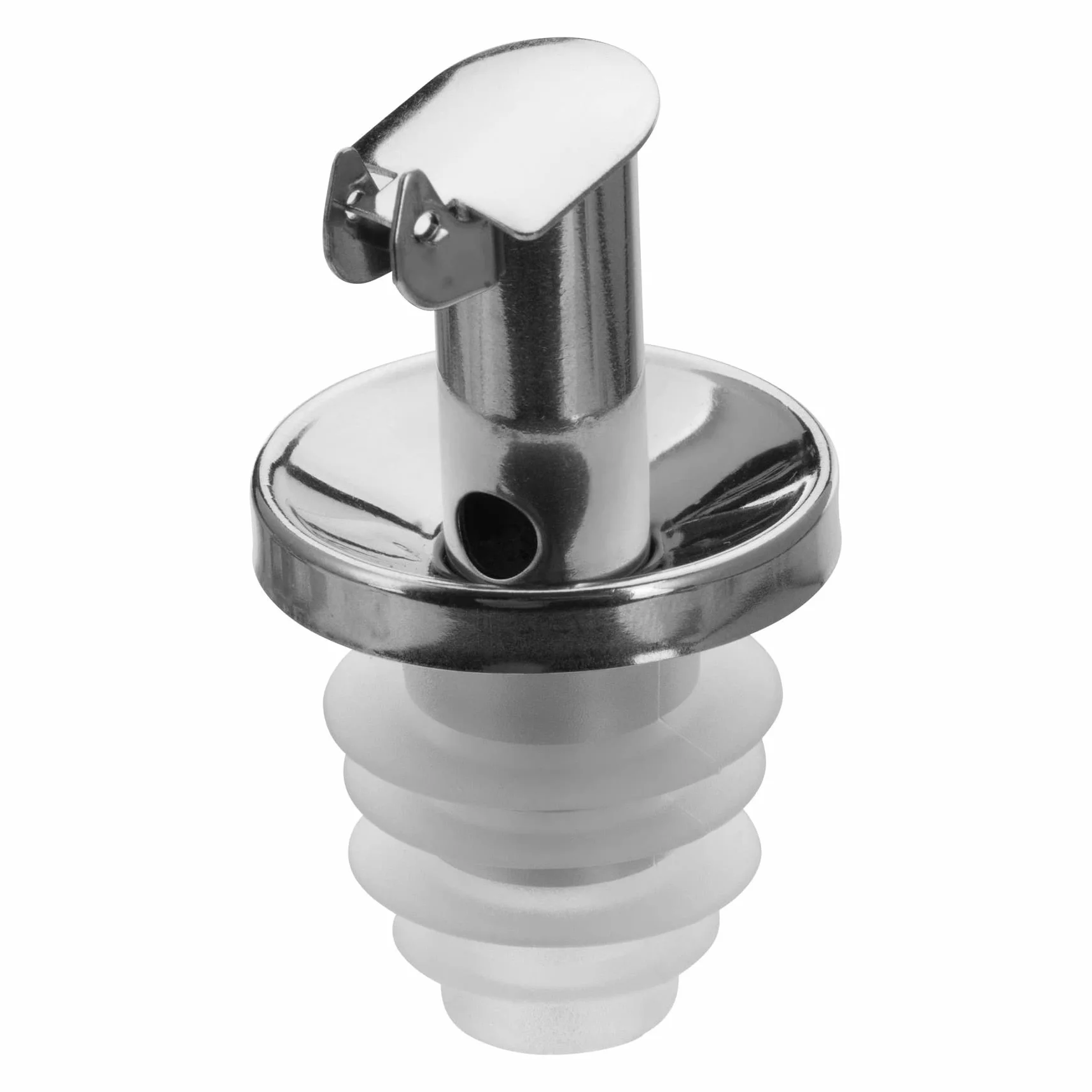 Westmark Beccuccio per Bottiglie di Olio e Aceto, Acciaio Inossidabile, Tappo in Silicone