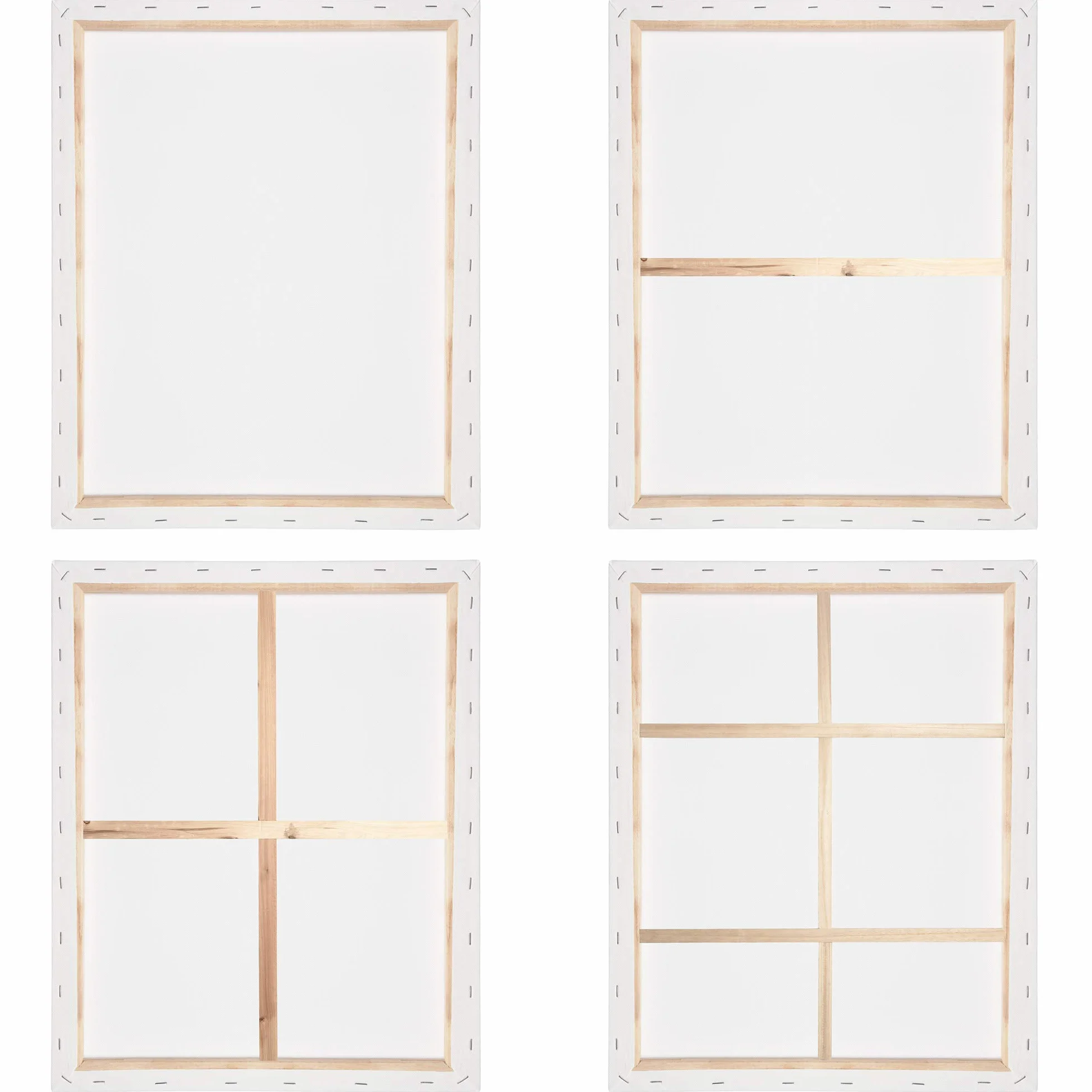 Artina Tela per Dipingere 70x100 cm 100% Cotone 280g/m² Telaio in Legno FSC Set da 2