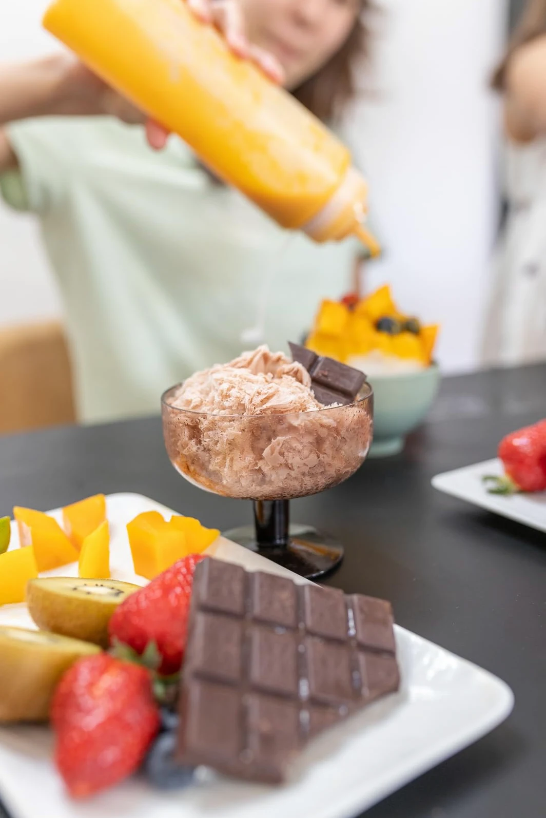 SNOWPOP - Macchina orsacchiotto per la rasatura del ghiaccio fatta in Giappone. Ideale per deliziosi kakigoris in famiglia, cocktail, antipasti gelati