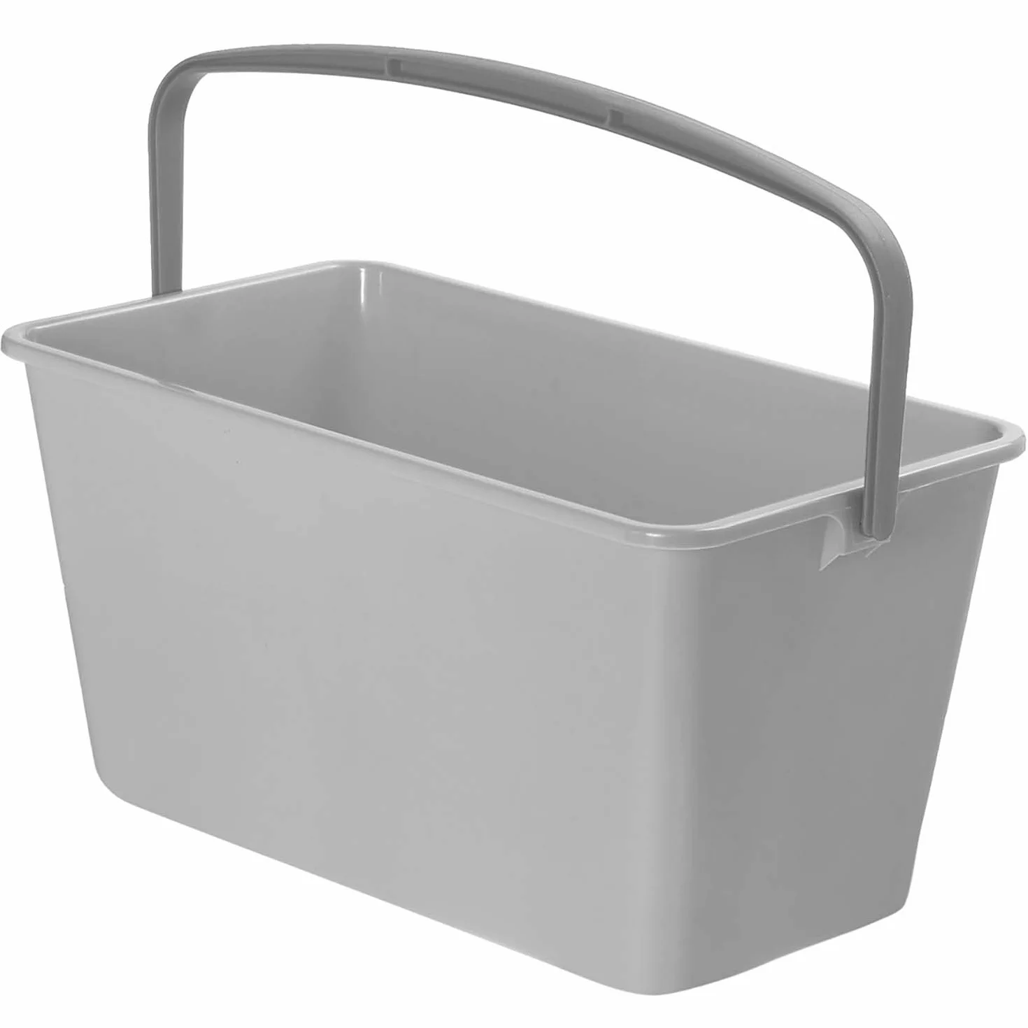Apex Secchio Rettangolare 15 Litri – Extra Lungo per Attrezzi fino a 40 cm, Plastica di Alta Qualità, 44 x 26 x 22 cm