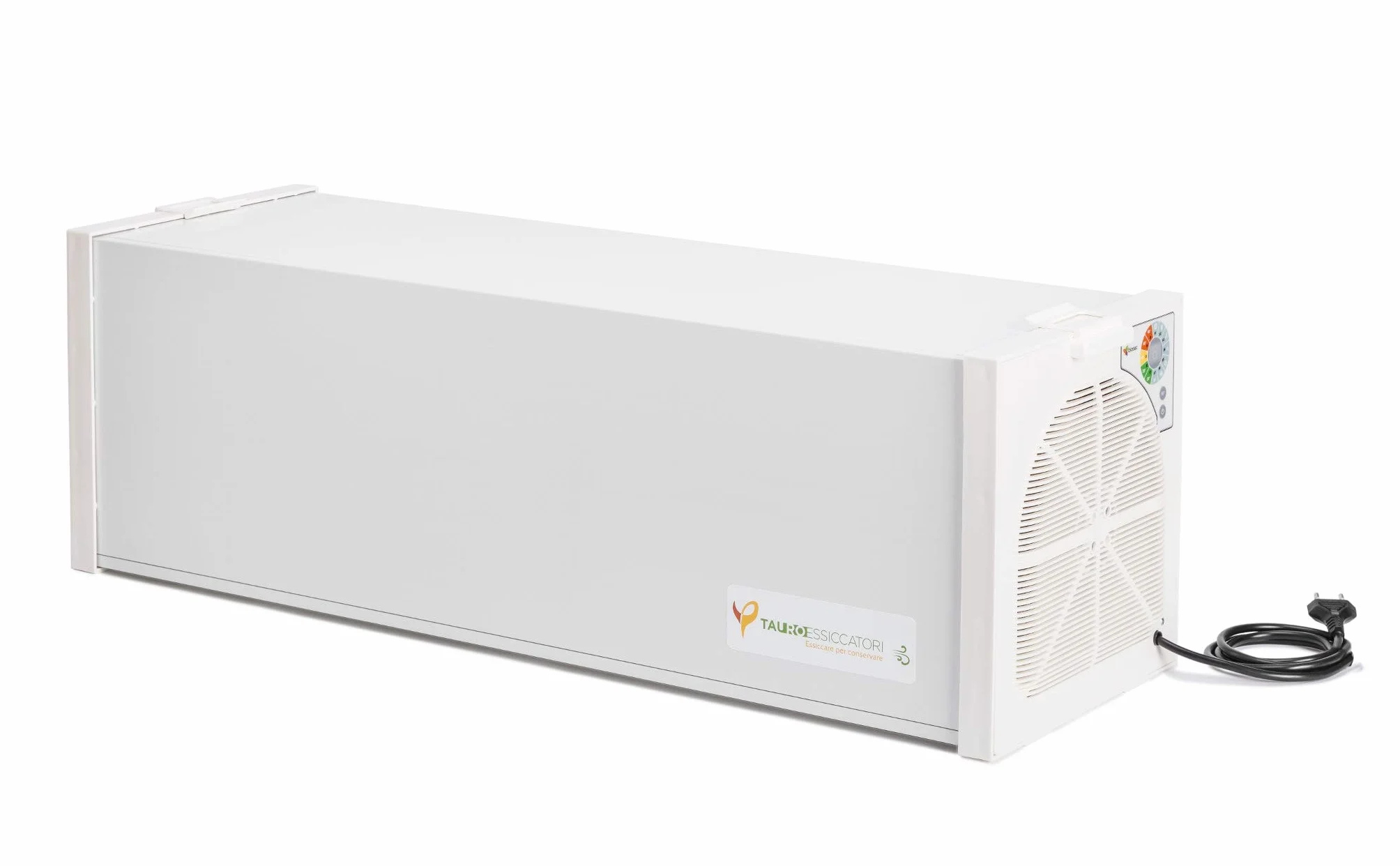 Tauro Essiccatori, Essiccatore alimentare Domus B10 a flusso orizzontale con 10 cestelli in materiale plastico, potenza 550W essicca fino a 6 Kg. Prodotto 100% Made in Italy