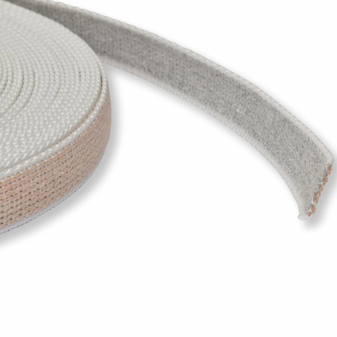 Corderie Italiane Cintino in cotone 22 mm 7,5 mt beige grigio perla