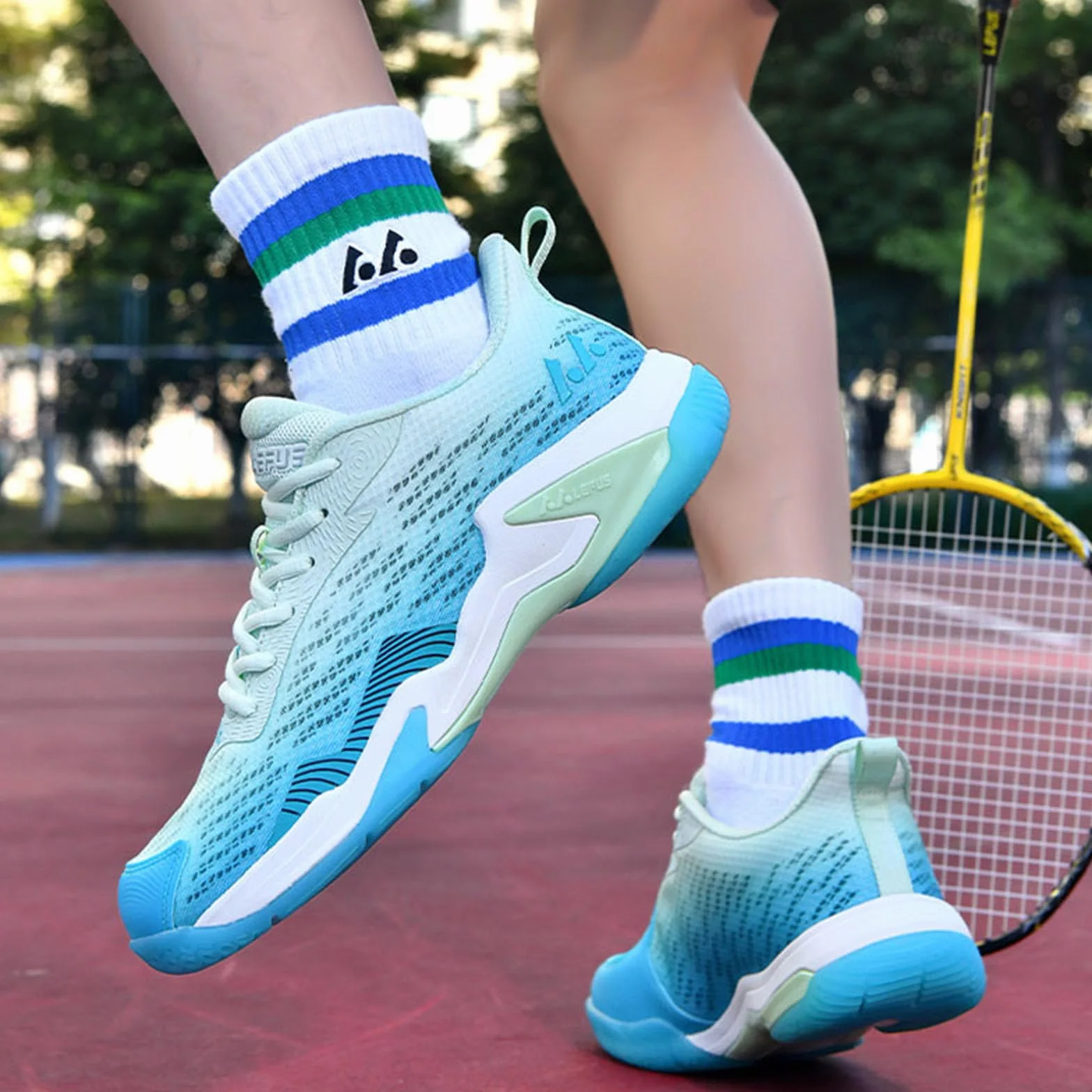 BLBK Scarpe da badminton uomo pallavolo squash palestra
