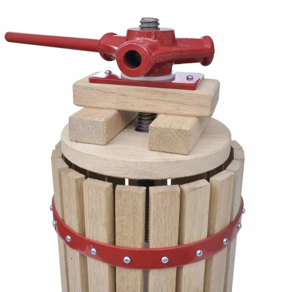 vidaXL Torchio per Frutta Vino 6 L Torchietto Spremitutto a Freddo Pressa UVA