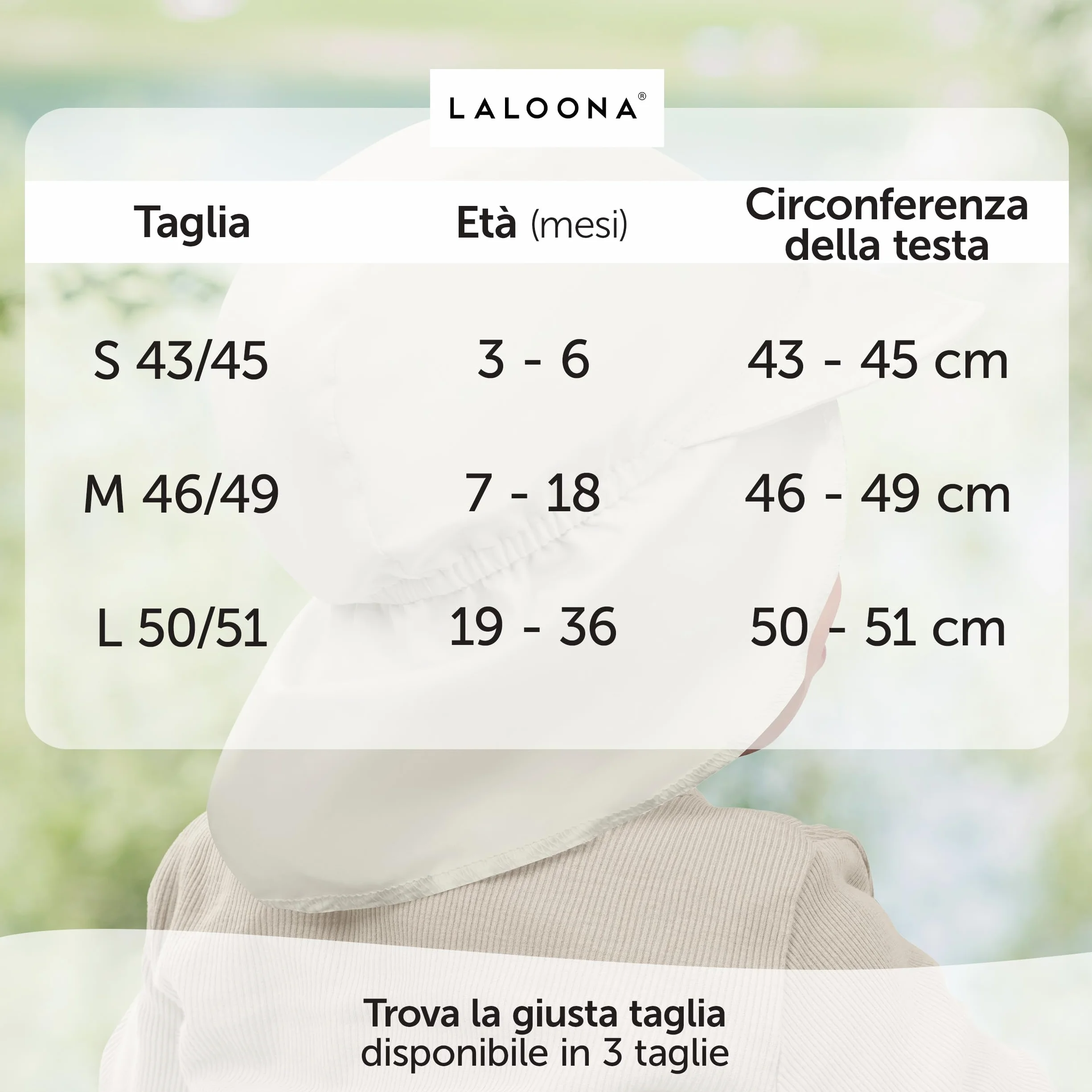 Cappello Neonato UV80+ Protezione Solare OEKOTEX Standard 100 Unisex