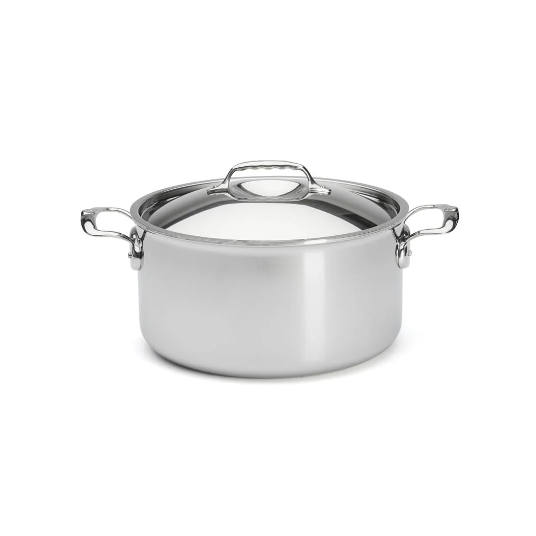 De Buyer - Casseruola bassa con coperchio 28 cm