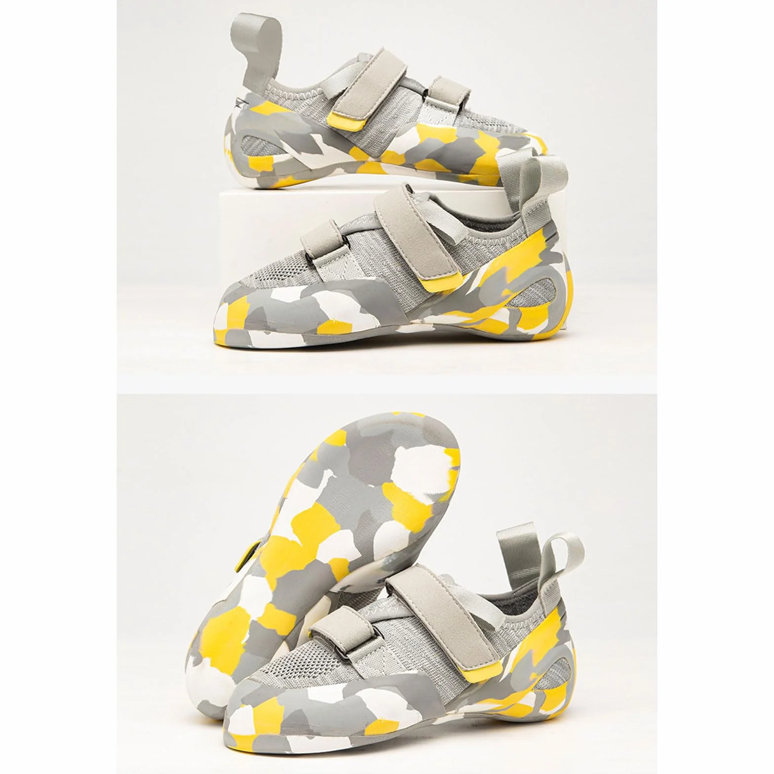 Scarpette da Arrampicata per Bambini Donna Indoor Antiscivolo Traspirante