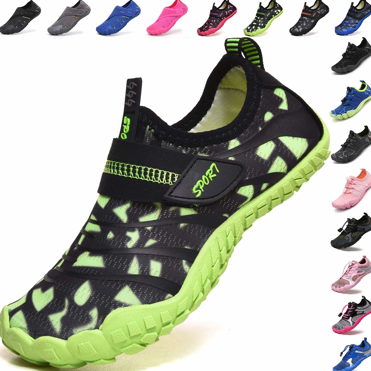 Lvptsh Scarpe da Immersione Bambini Ragazze Ragazzi Mare Spiaggia Asciugatura Rapida Scoglio Acqua Piedi Nudi Beach Swim Surf Yoga 29-38 EU