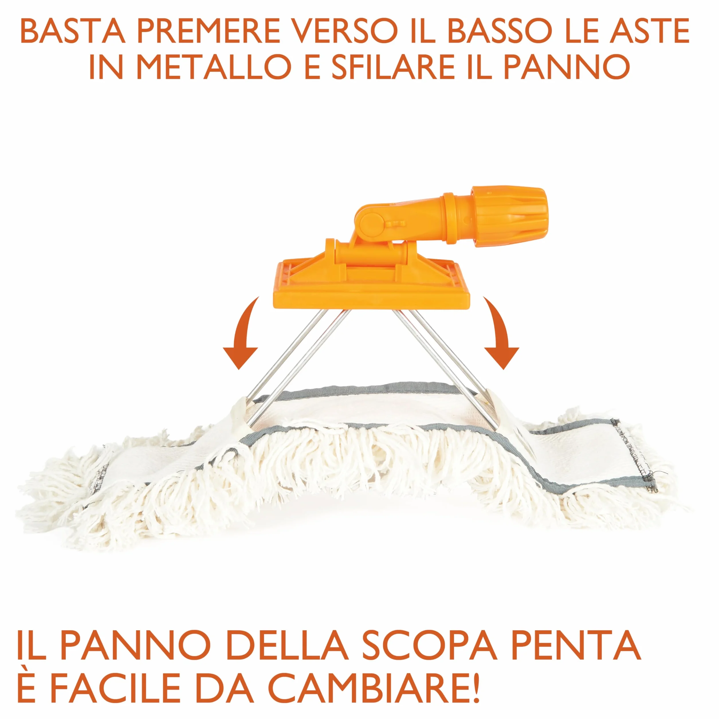 Perfetto Scopa Cotone Penta 80 cm