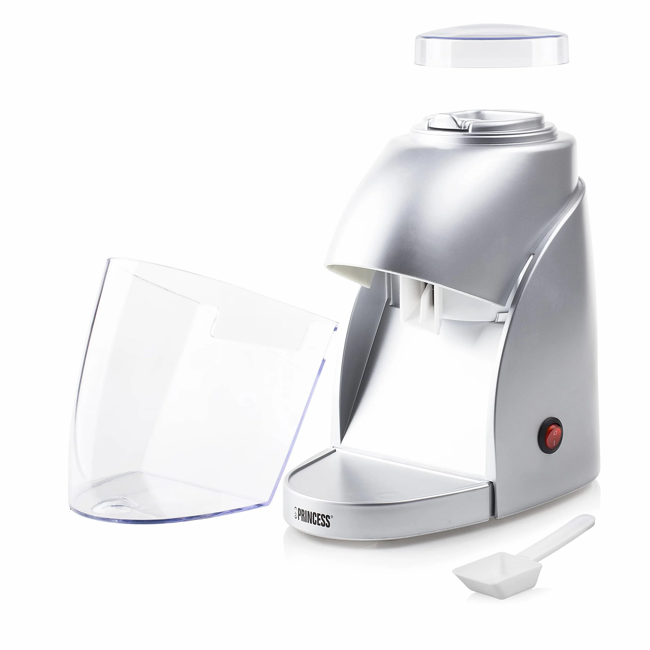 Princess 282984 Tritaghiaccio Elettrico, 55W, 0.6 l, Argento