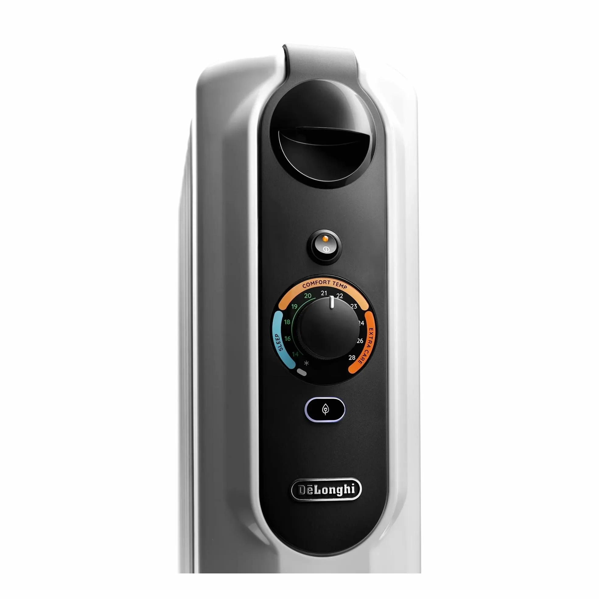 De'Longhi RadiaS Easytronic TRRS1225, Radiatore Elettrico a Olio, Risparmia Energia, 12 Alette per Stanze fino a 75m³, 3 Zone Riscaldamento, Termostato di Sicurezza, Antigelo, Grigio