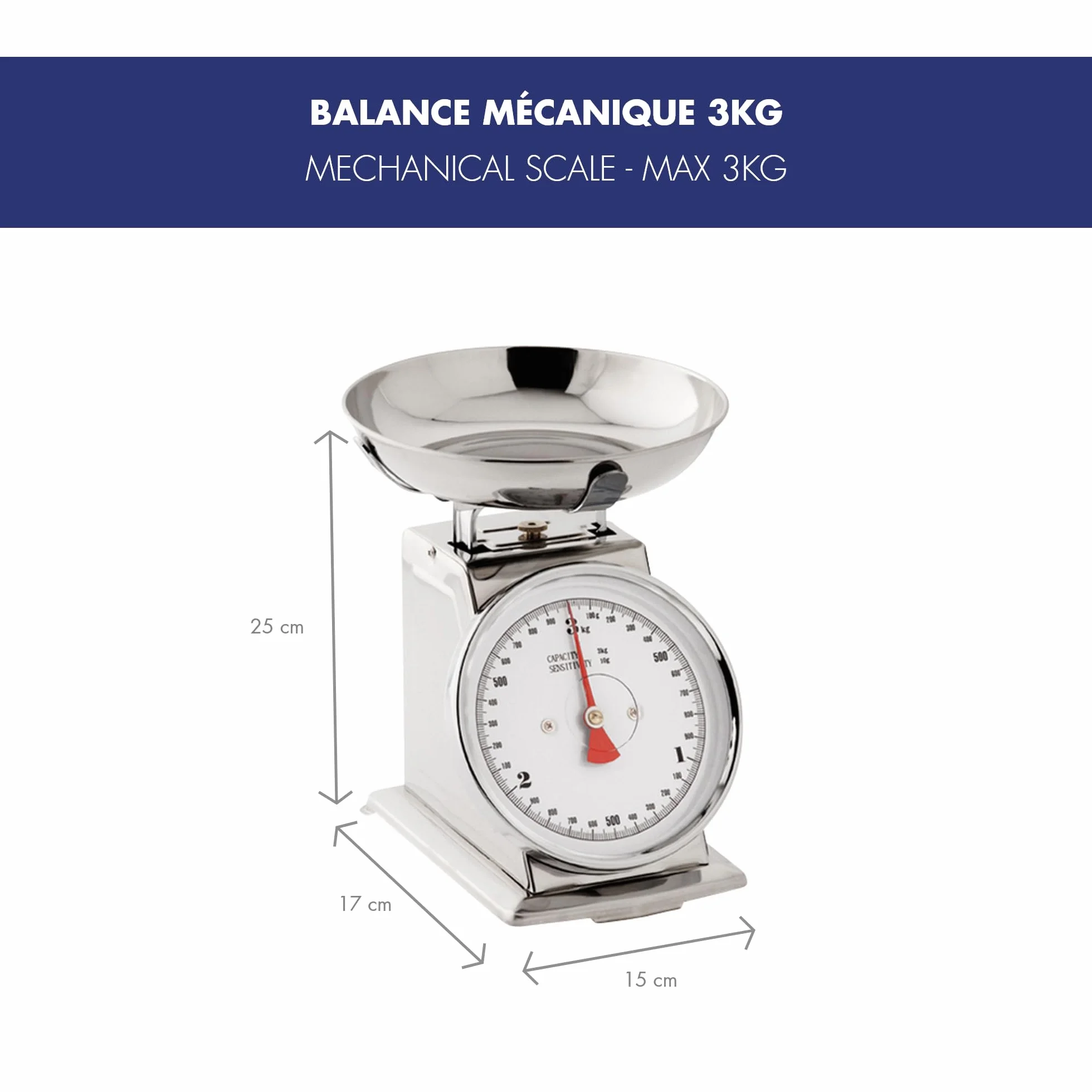 Bilancia meccanica 3 kg