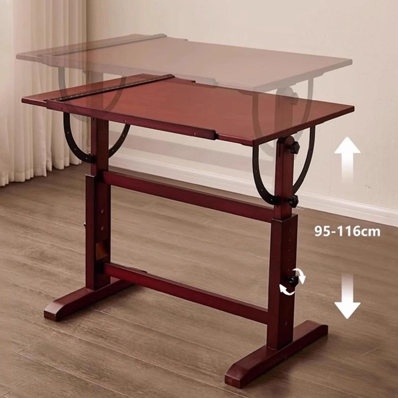 Tavolo da Ding regolabile con righello quadrato a T, ideale per artisti e studenti, design per arte e scrittura, aumenta la creatività e la preis, perfetto per uso domestico e scolastico