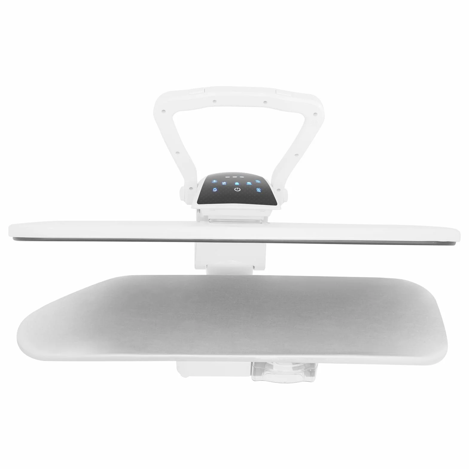 Pressa da stiro a vapore 8810D, 2200W, display LCD, superficie da 91,4 cm, serbatoio dell'acqua da 1000 ml, bianco, per casa e negozi di abbigliamento