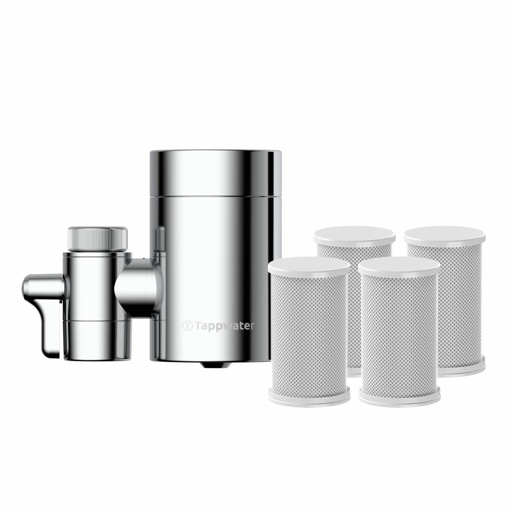 Tappwater EcoPro SMR - Filtro acqua rubinetto a 6 stadi e Swedish Mineral Rock. Filtra + 100 sostanze e aggiunge minerali essenziali per un'acqua pura e sana. Tecnologia esclusiva. Pack annuale