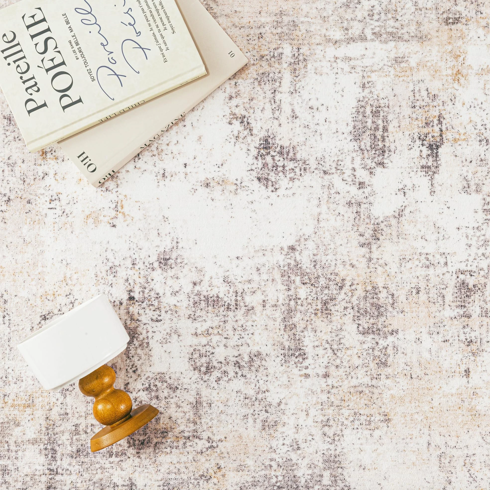 HUGEAR Tappeto Salotto Moderno Beige Grigio Tappeti 300x400cm Lavabile in Lavatrice Antiscivolo Astratto Naturale Grande Carpet Cameretta Scendiletto Camera da Letto Ufficio Pelo Corto