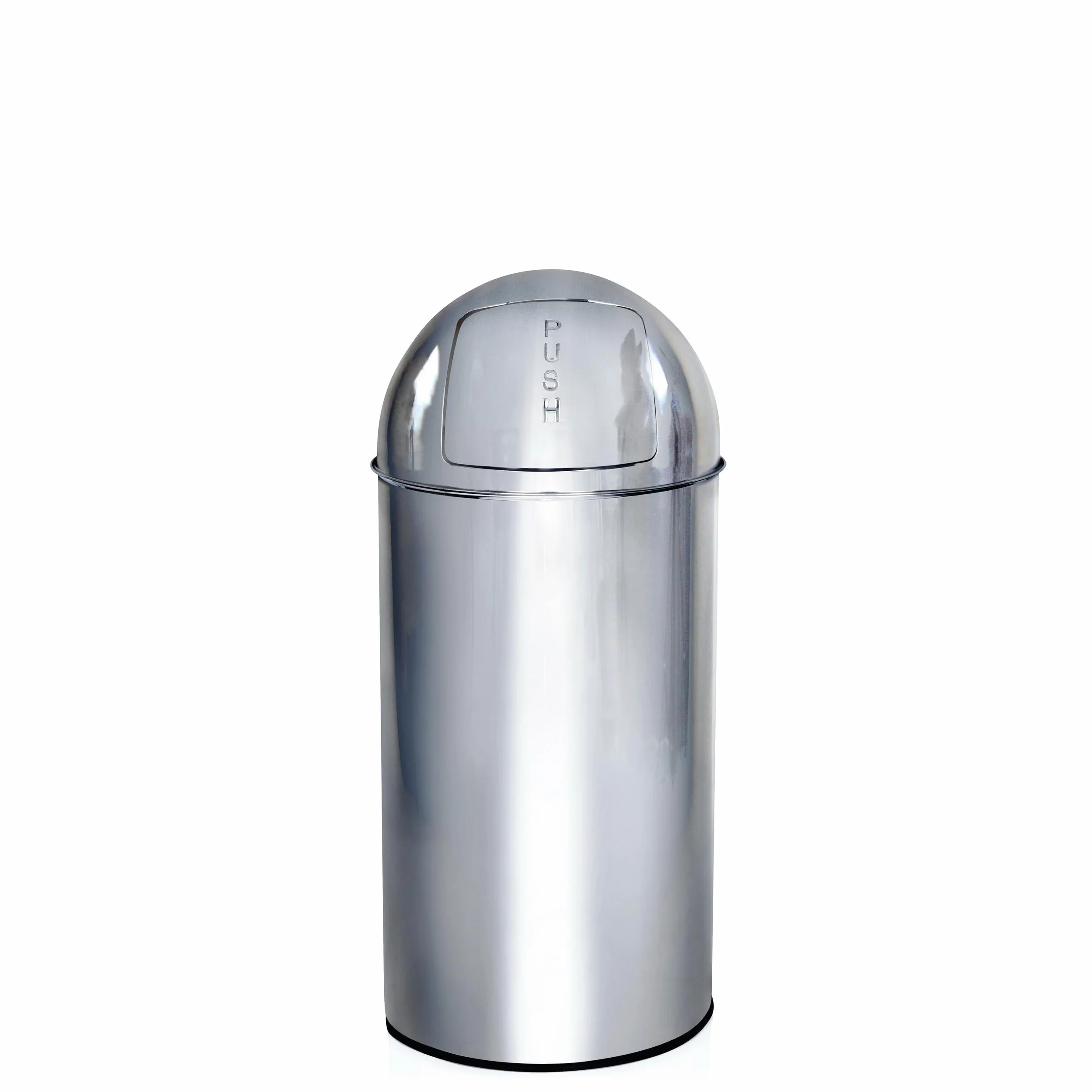 HJH Office Cestino piccolo PUSH Chrome 35L zamykany