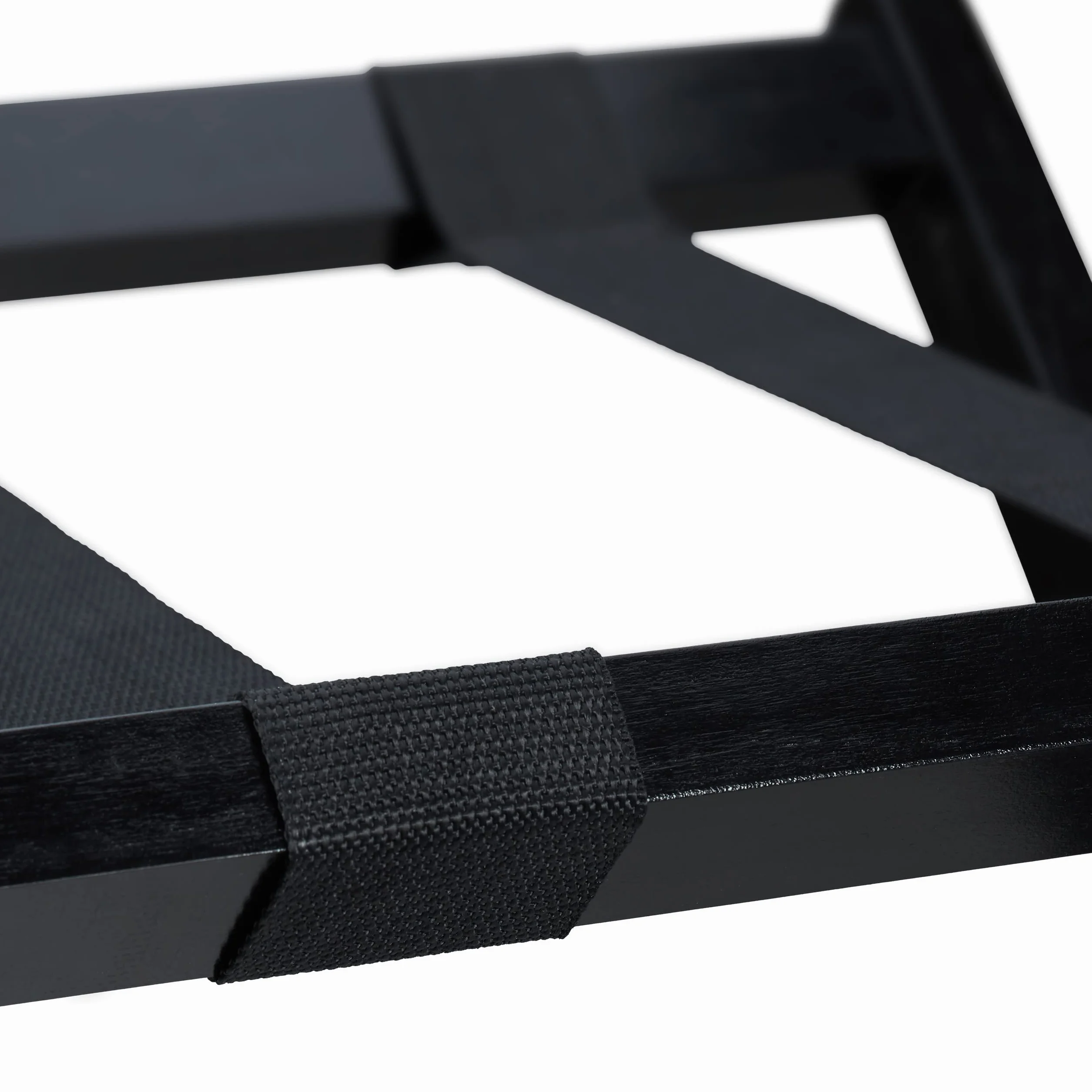Relaxdays Portavaligie Pieghevole, Scaffale in Legno, Nero, 52,5x66,5x48 cm