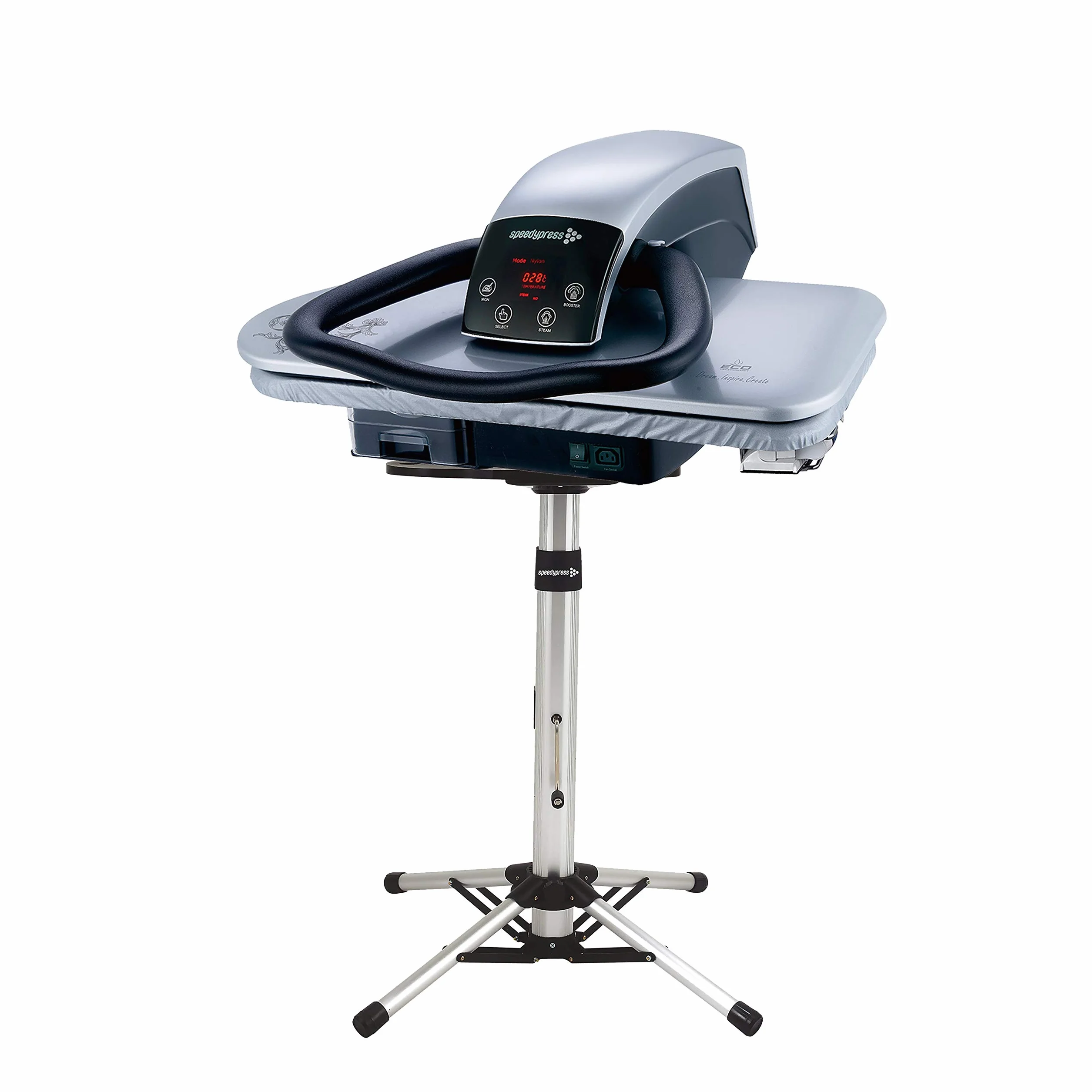 Speedypress - Supporto per presse professionali 71HD, 81HD, 91HD e 101HD, colore: Argento/Nero
