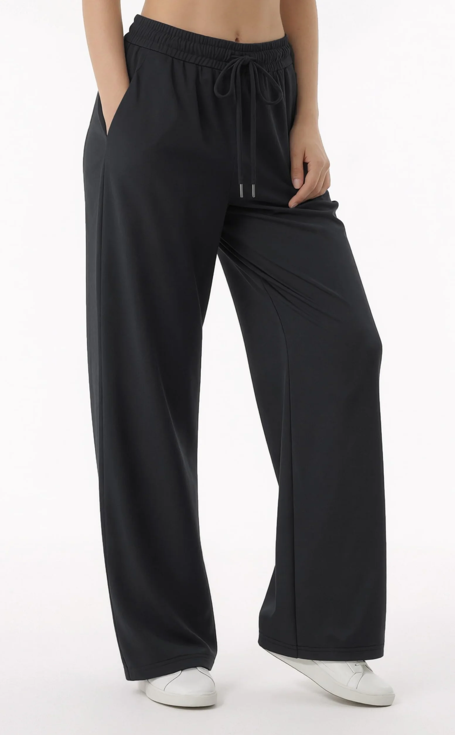 Pantaloni Tuta Donna Vita Alta Jogger Larghi Leggeri e Morbidi Pantaloni Casual per Tempo Libero