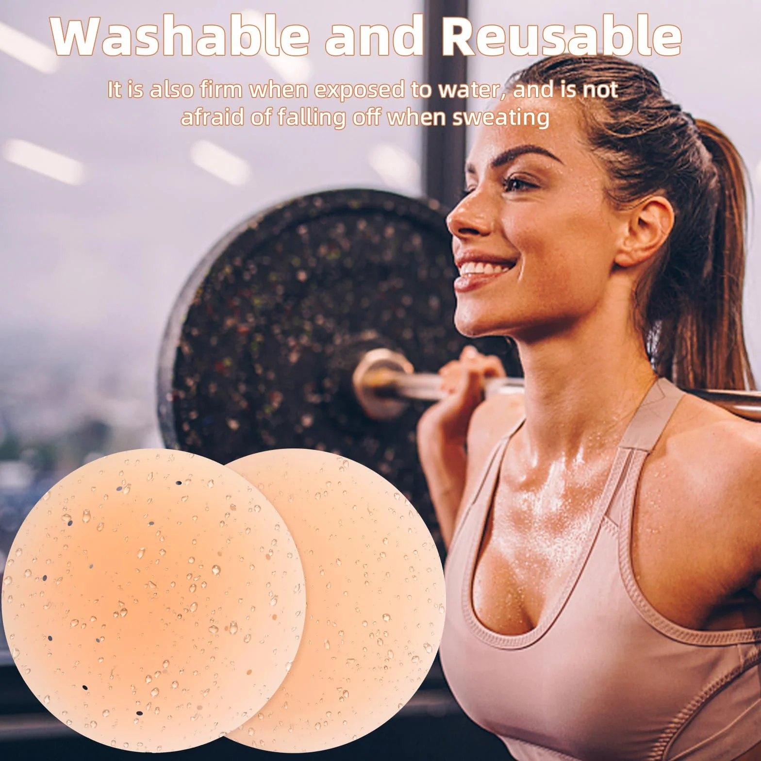 Copricapezzoli Silicone Riutilizzabile Donna 8CM Nipple Cover Invisibile Ultra Sottili