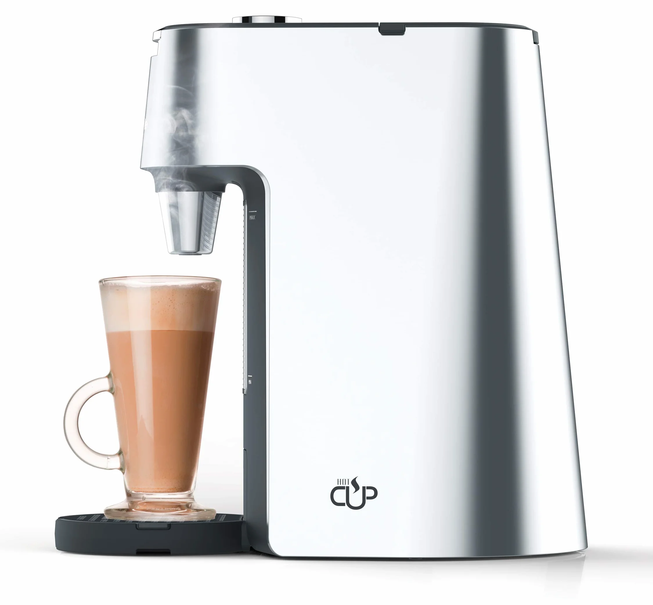 Breville HotCup VKT111 - Distributore di acqua calda, 3 kW, erogazione variabile e regolazione dell'altezza, 2 l, colore: argento