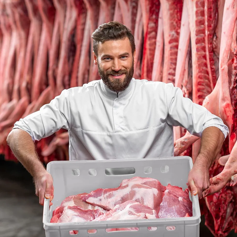 Kingpower Riquadro E3 Scatola di Immagazzinaggio Carne Impilabile Grigio 2