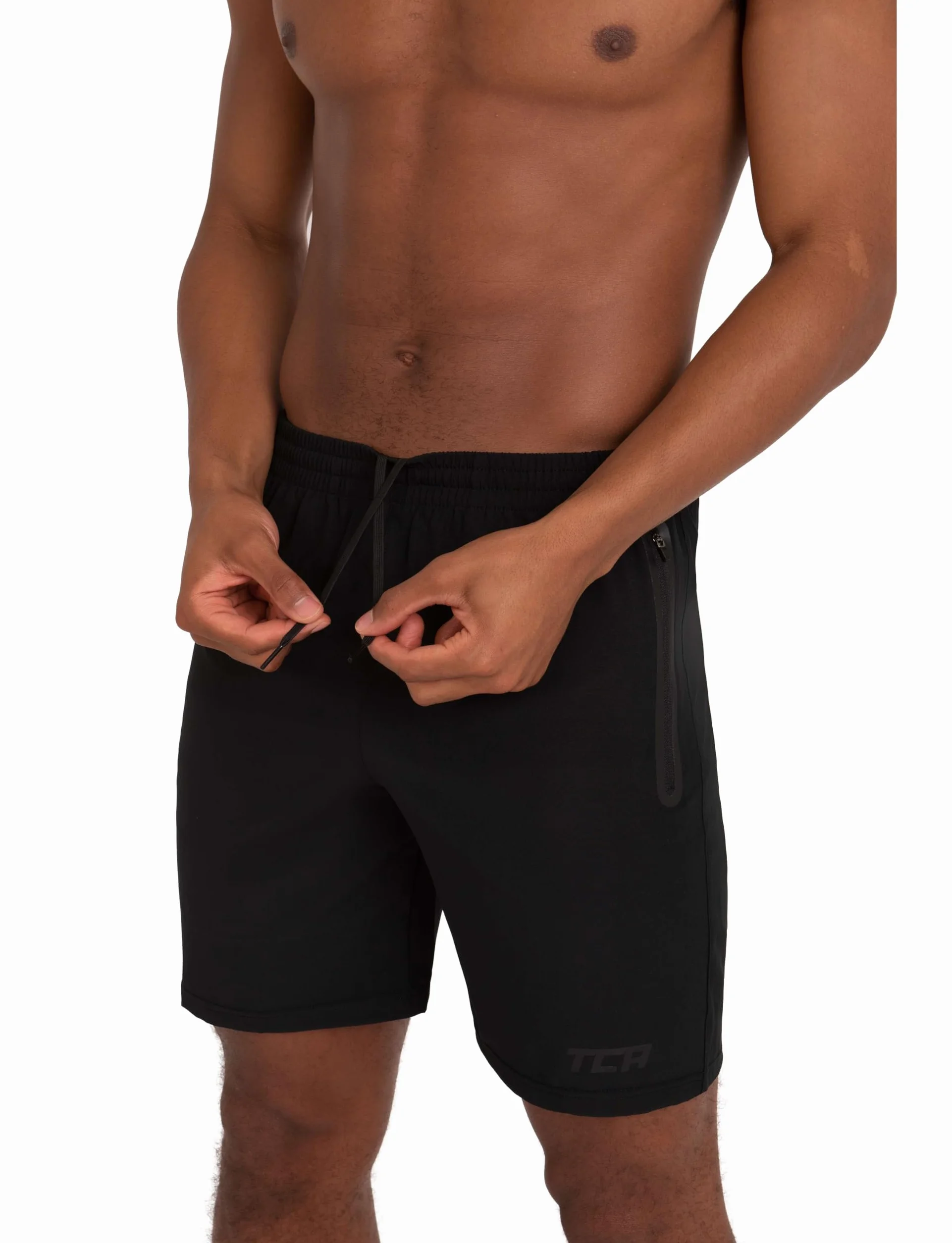 TCA Elite Tech Pantaloncini Palestra Uomo con Tasche Laterali - Running Corti Sportivi da Corsa