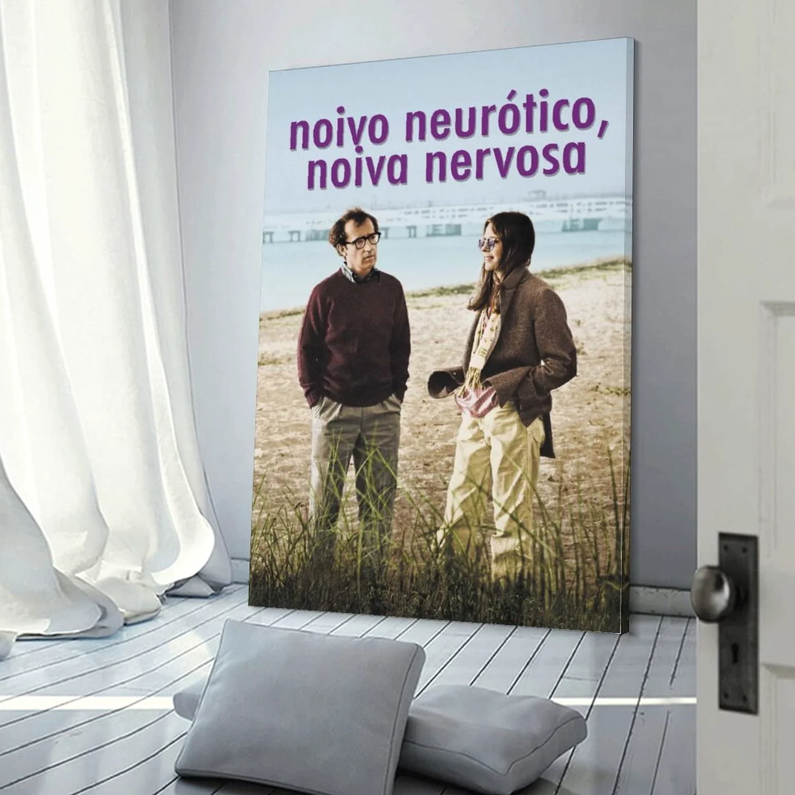 Annie Hall - Poster con stampa artistica da parete, con film commedia e moderno, per camera da letto, 50 x 75 cm