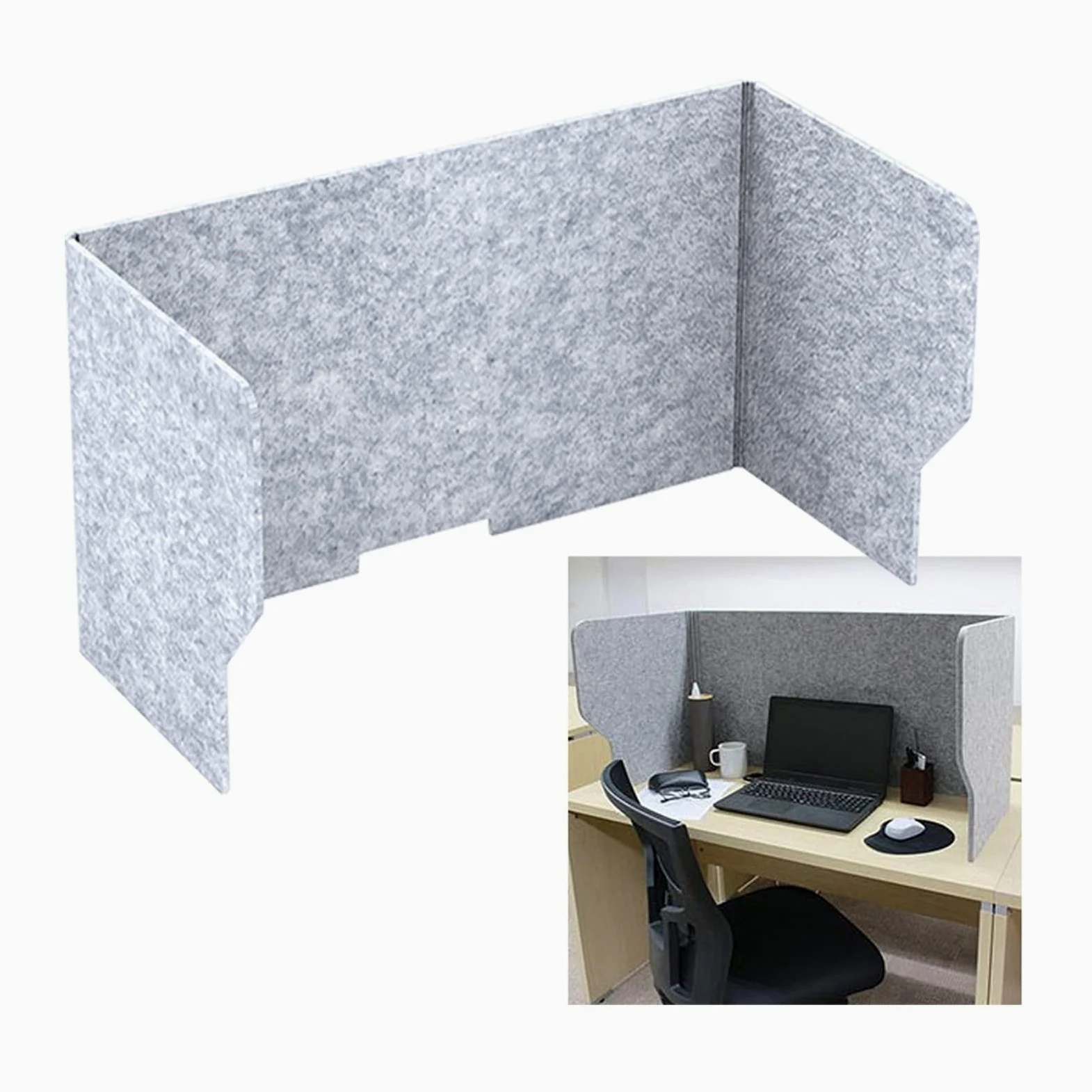 Divisori acustici per scrivania, autoportanti, Leggeri, per scuole, aule, uffici e Altro Ancora, 80 cm, fonoassorbenti, per la Privacy sul Piano di Lavoro