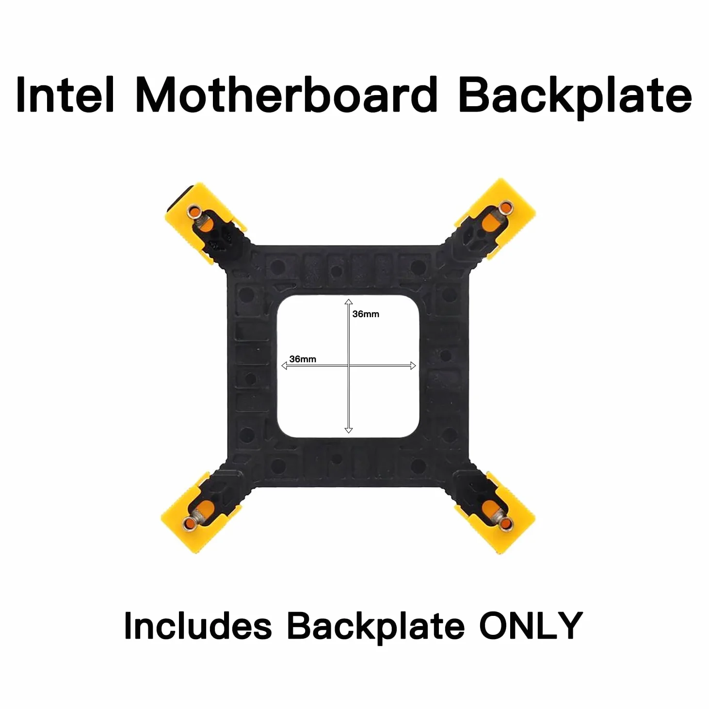 Kit Universale di Piastre Posteriori per dissipatori CPU per Socket Intel LGA 1151 1700 1851 1366, Staffa di Montaggio in plastica per Scheda Madre, Piastra di Base di RI