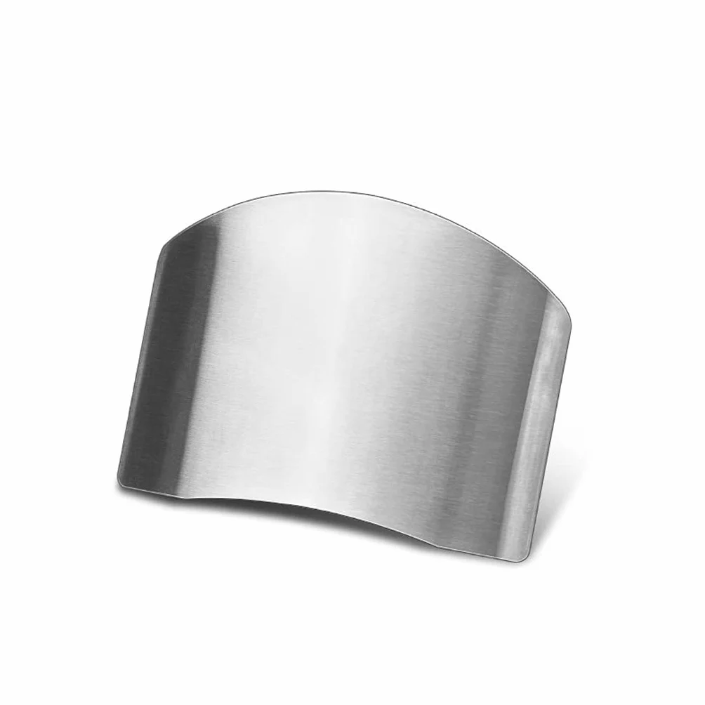 In Acciaio Inox Finger Kitchen Tool Guard Shield Guard Chop Safe Slice Hand Protector Strumento di Cottura Creativo e Popolare