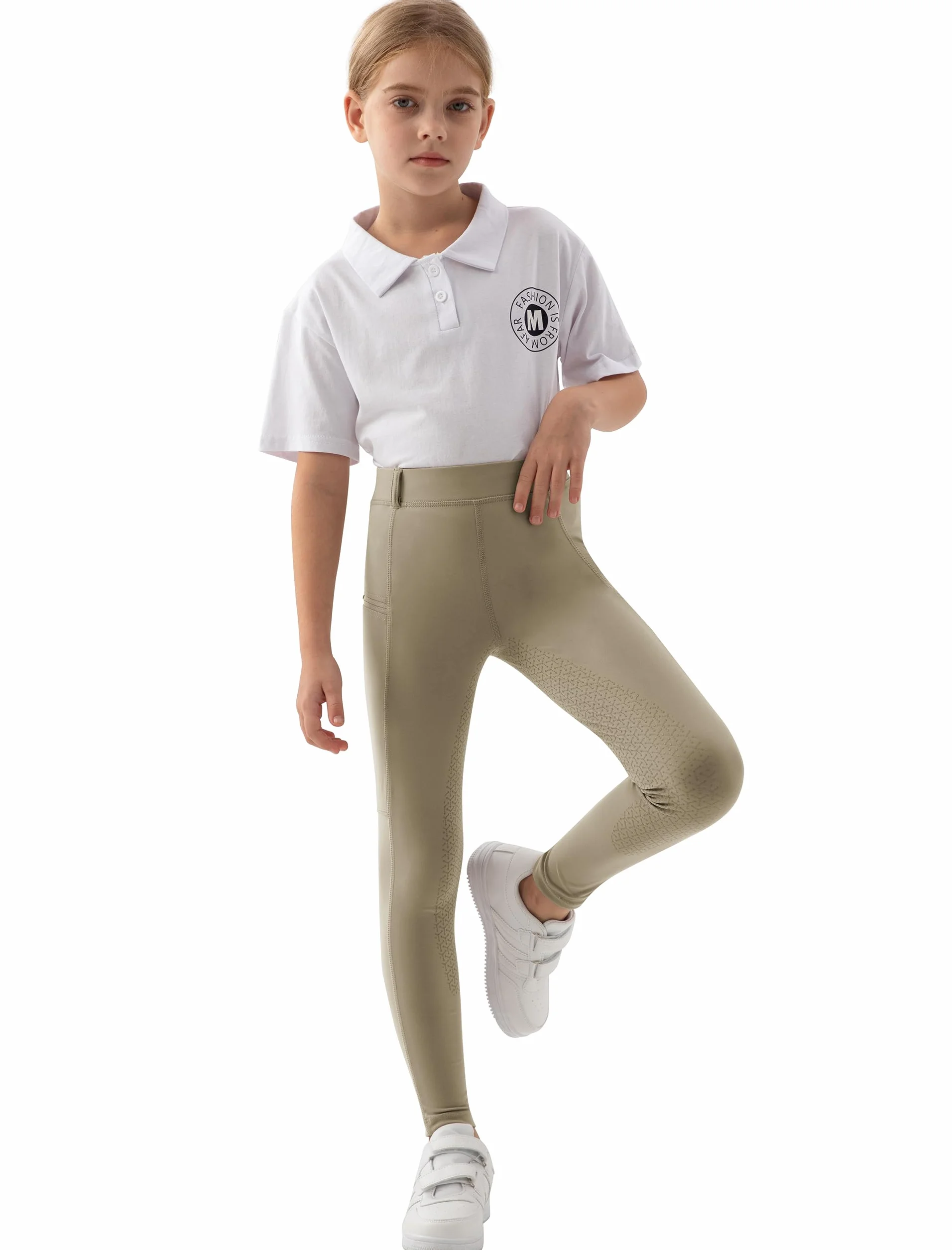 MoFiz Leggings Equitazione Bambina Ragazze
