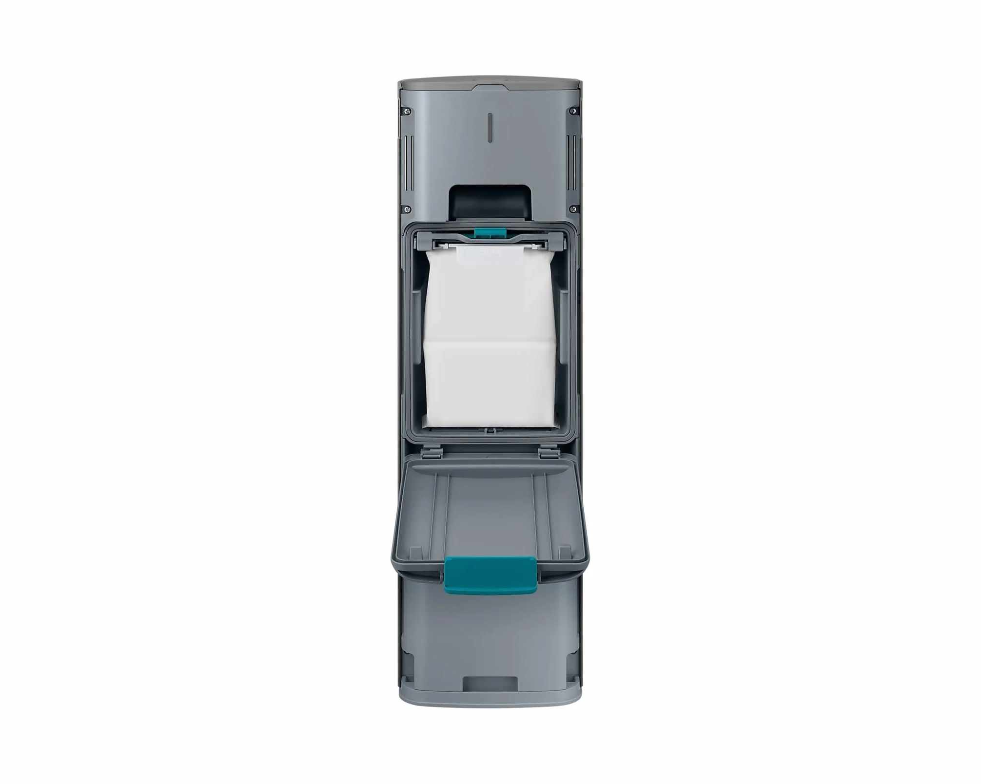 SAMSUNG Clean Station VCA-SAE901/WA 350 W Jet 90 Automatyczne Opróżnianie Filtr HEPA Srebrny (Odnowiony)