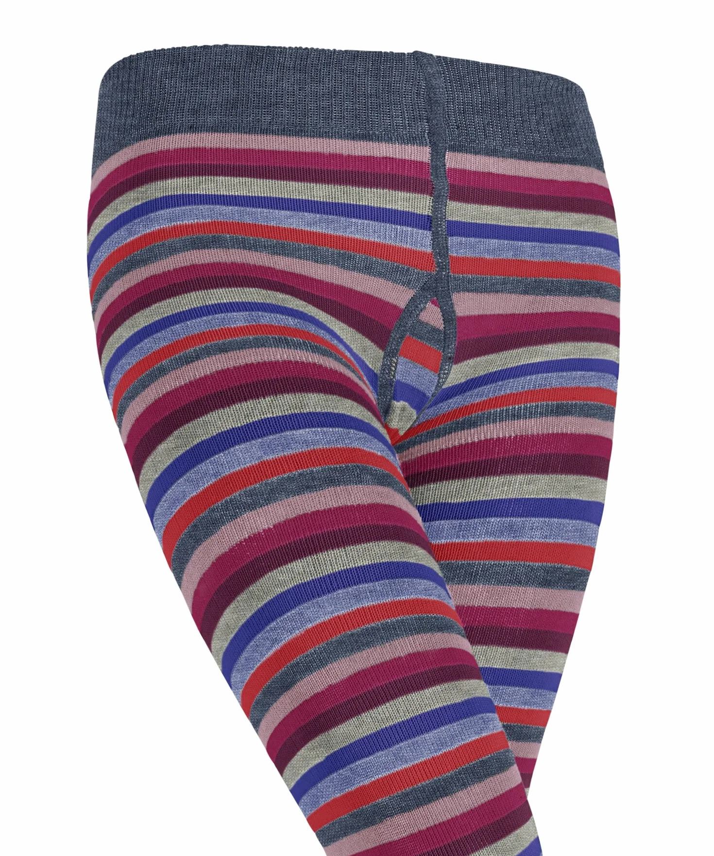 ESPRIT unisex bambini Multi Stripe leggings traspiranti sostenibili biologici cotone coprenti rinforzati motivo fantasia a righe morbidi perfetta vestibilità non scivolano 1 pezzo