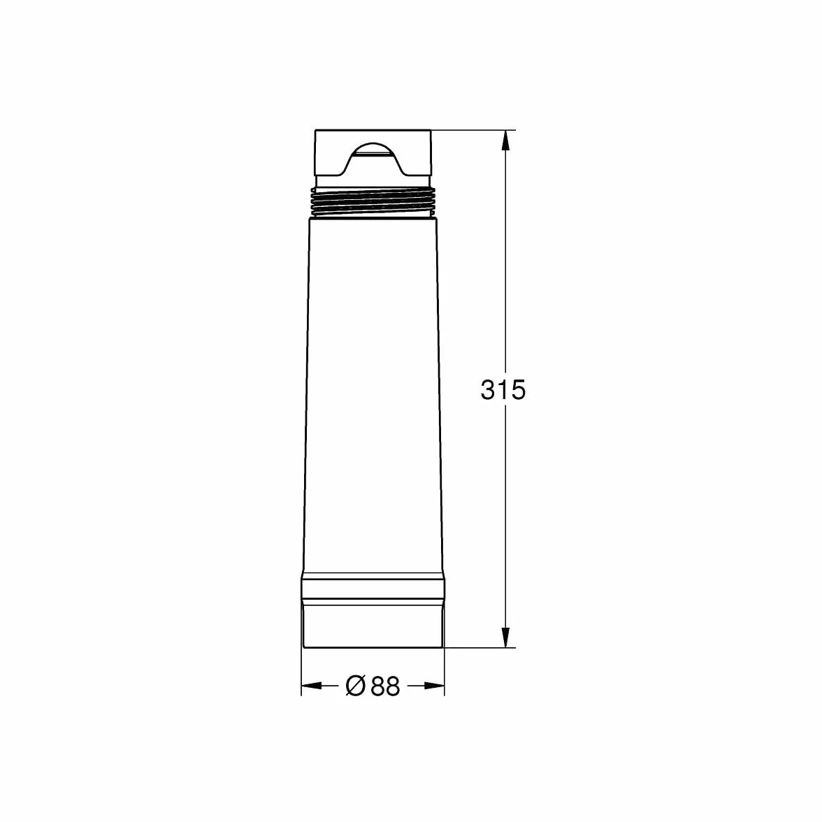 GROHE Filtro di Ricambio per Sistemi Blue, 400 l, Magnesio e Zinco
